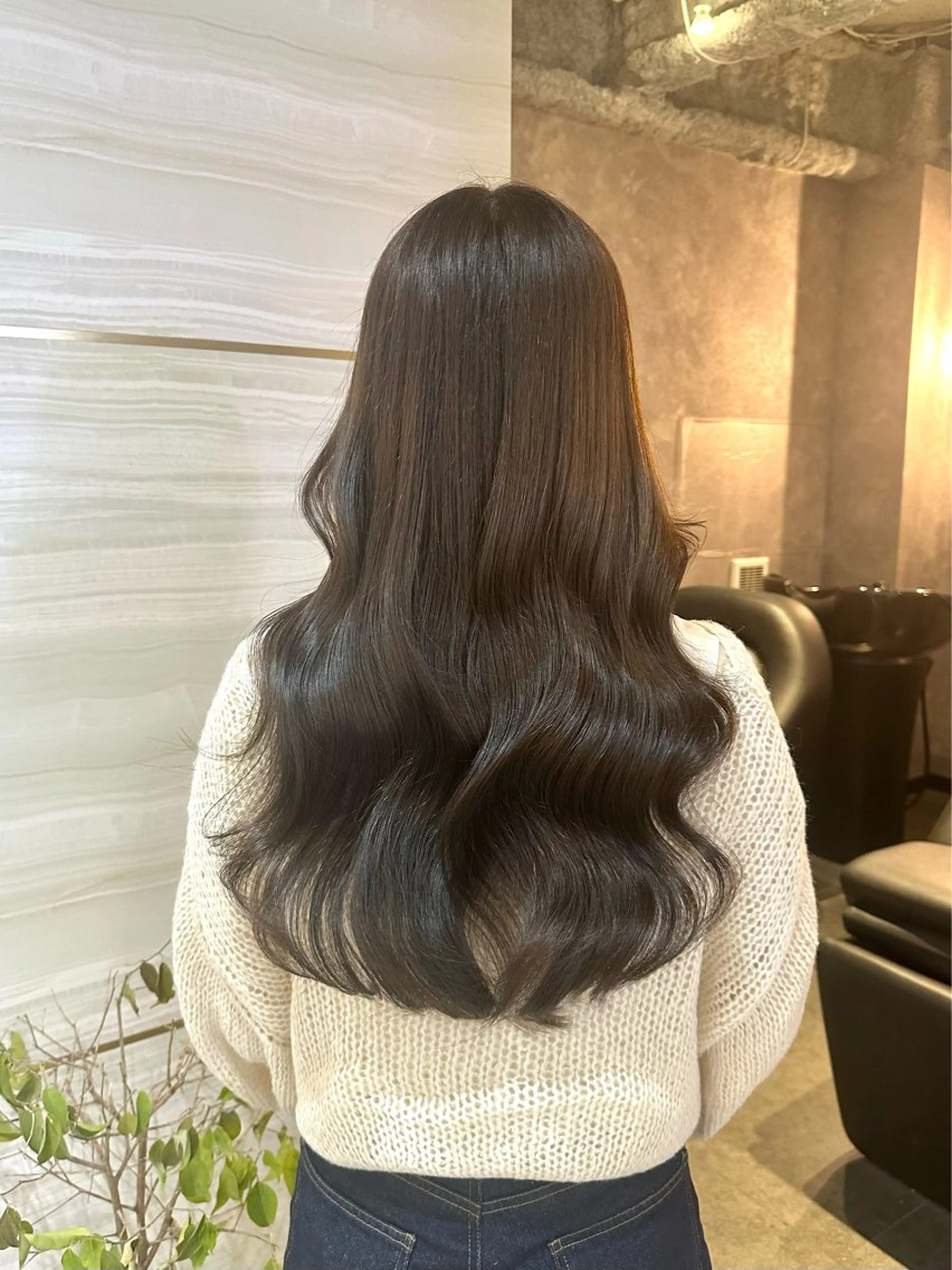 セミロング カラー パーマ ヘアアレンジ メンズ ヘアカラー elubylovis 🌼YUI🌿のヘアスタイル
