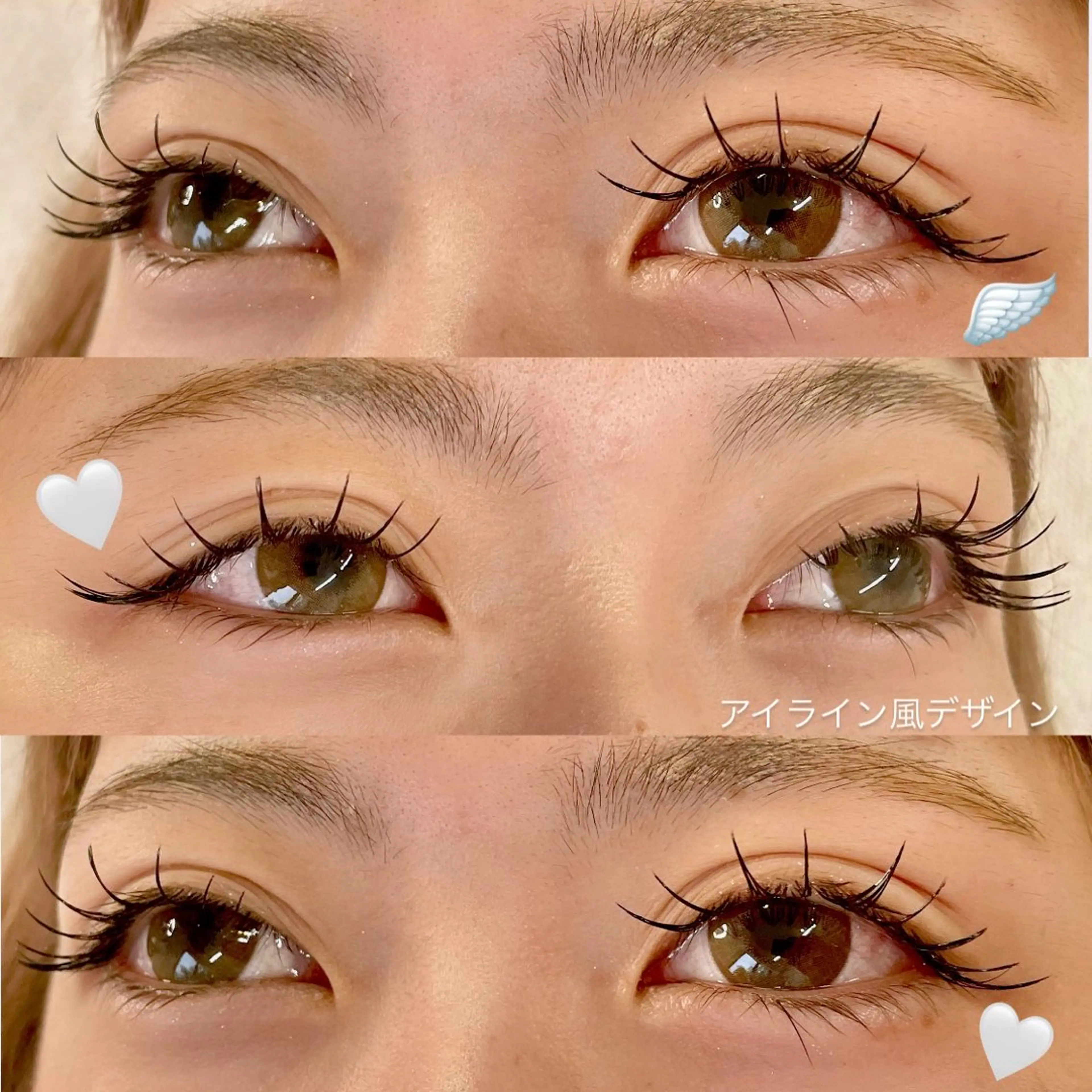 【メイク時短💄】アイライン風デザイン100本(オフ込)の写真