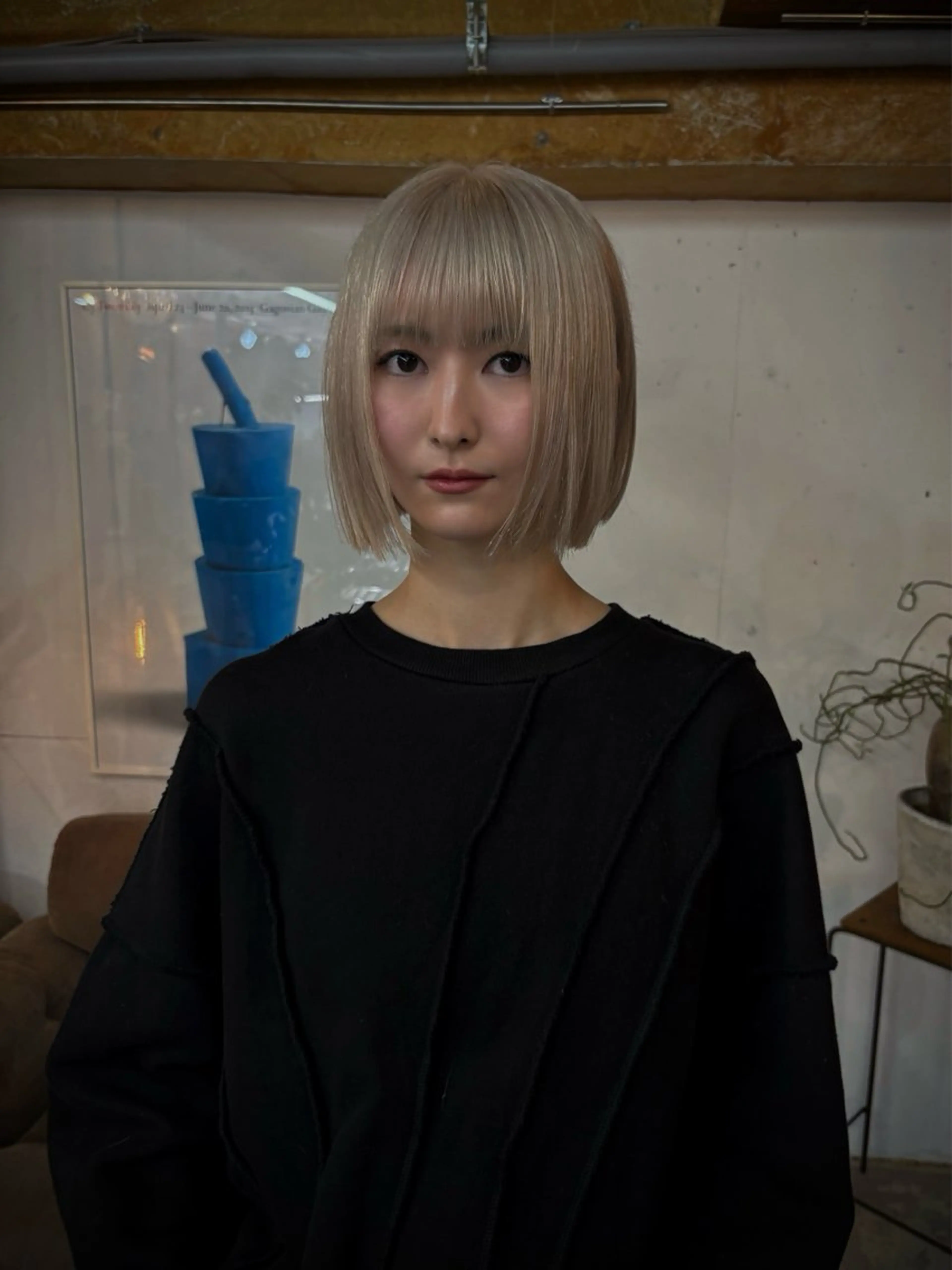 ショート カラー カット ヘアカラー KEI gattacaのヘアスタイル
