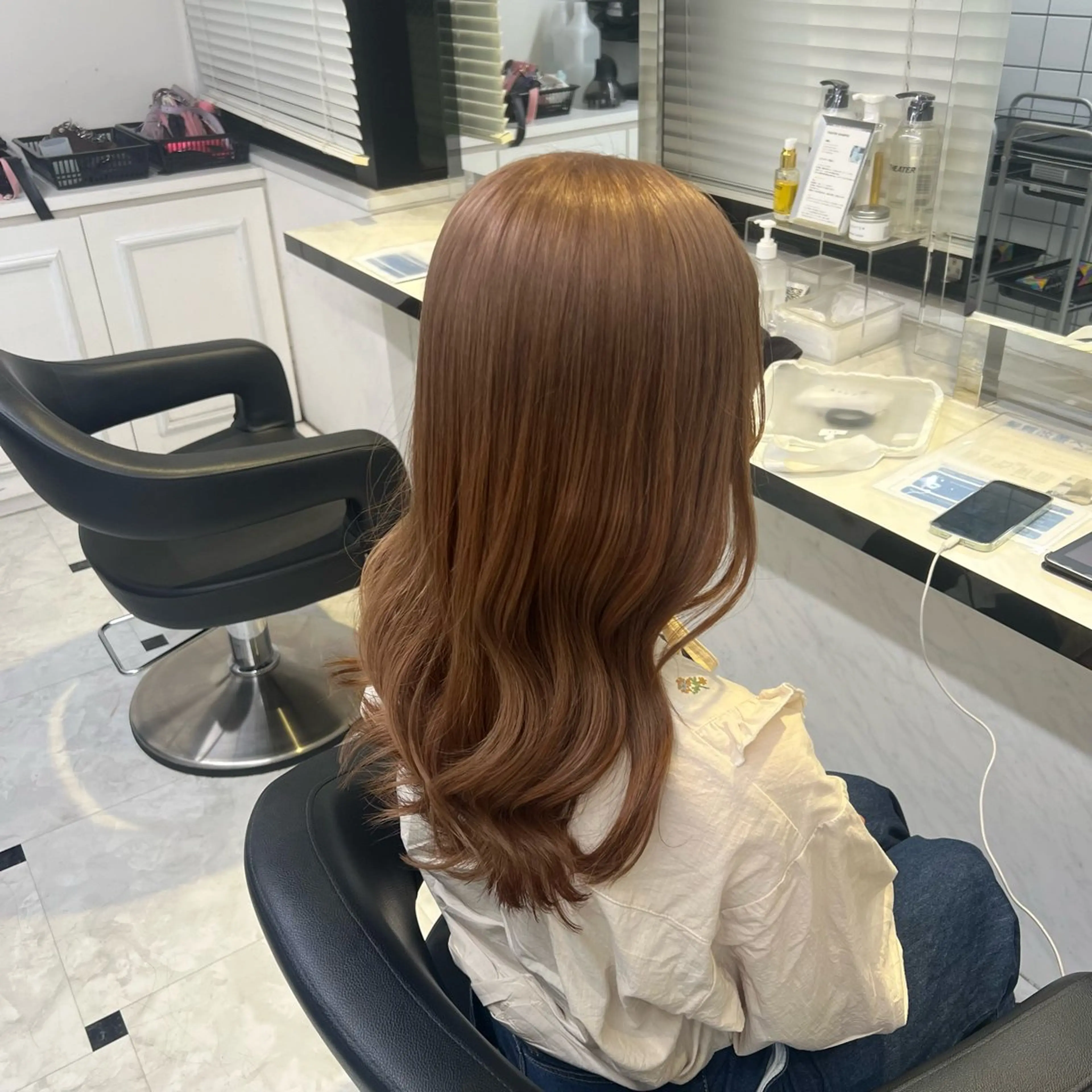 カラー ‎🥀暖色/モテ髪 ‎りな🥀のヘアスタイル