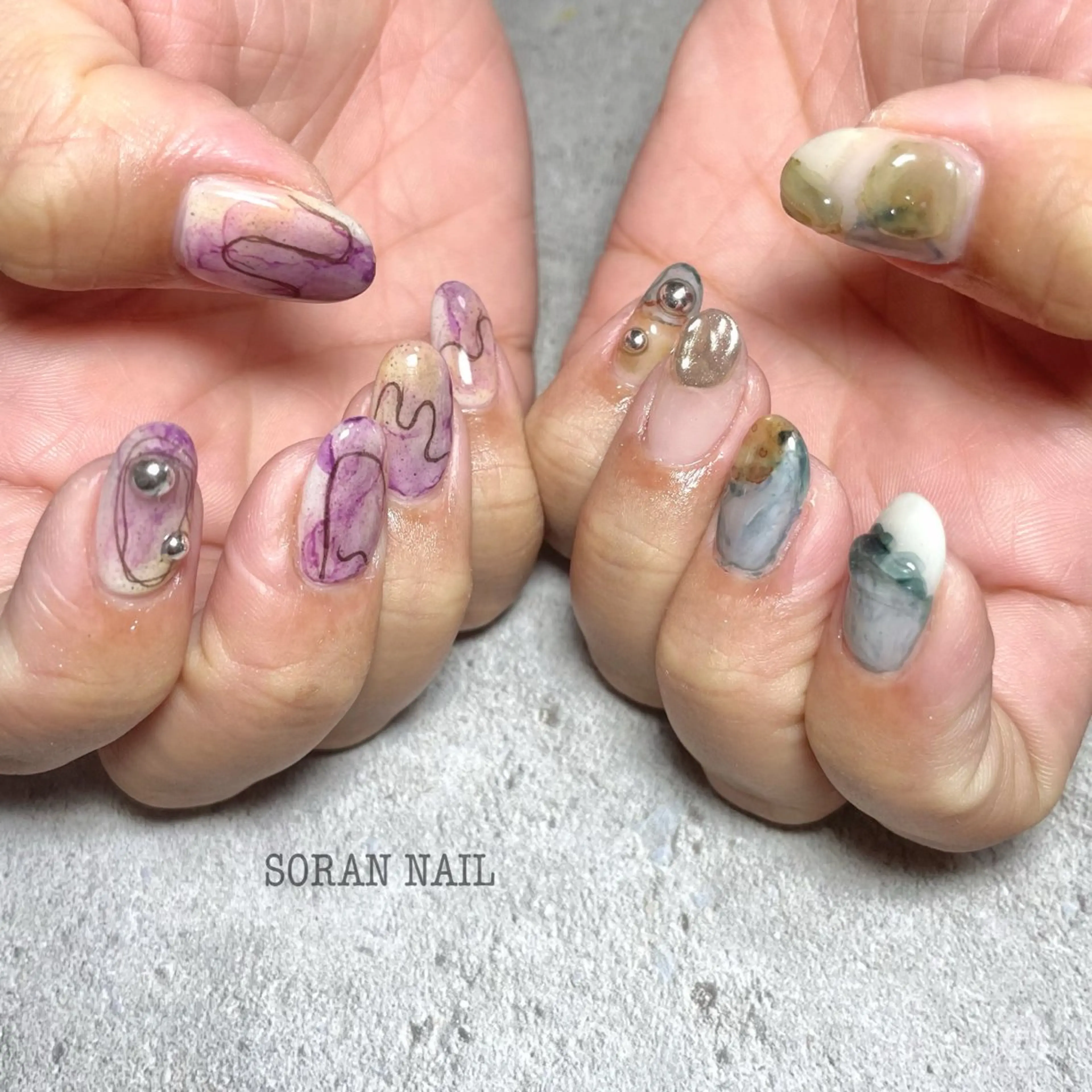 ネイル ハンドネイル soran nailのネイルデザイン