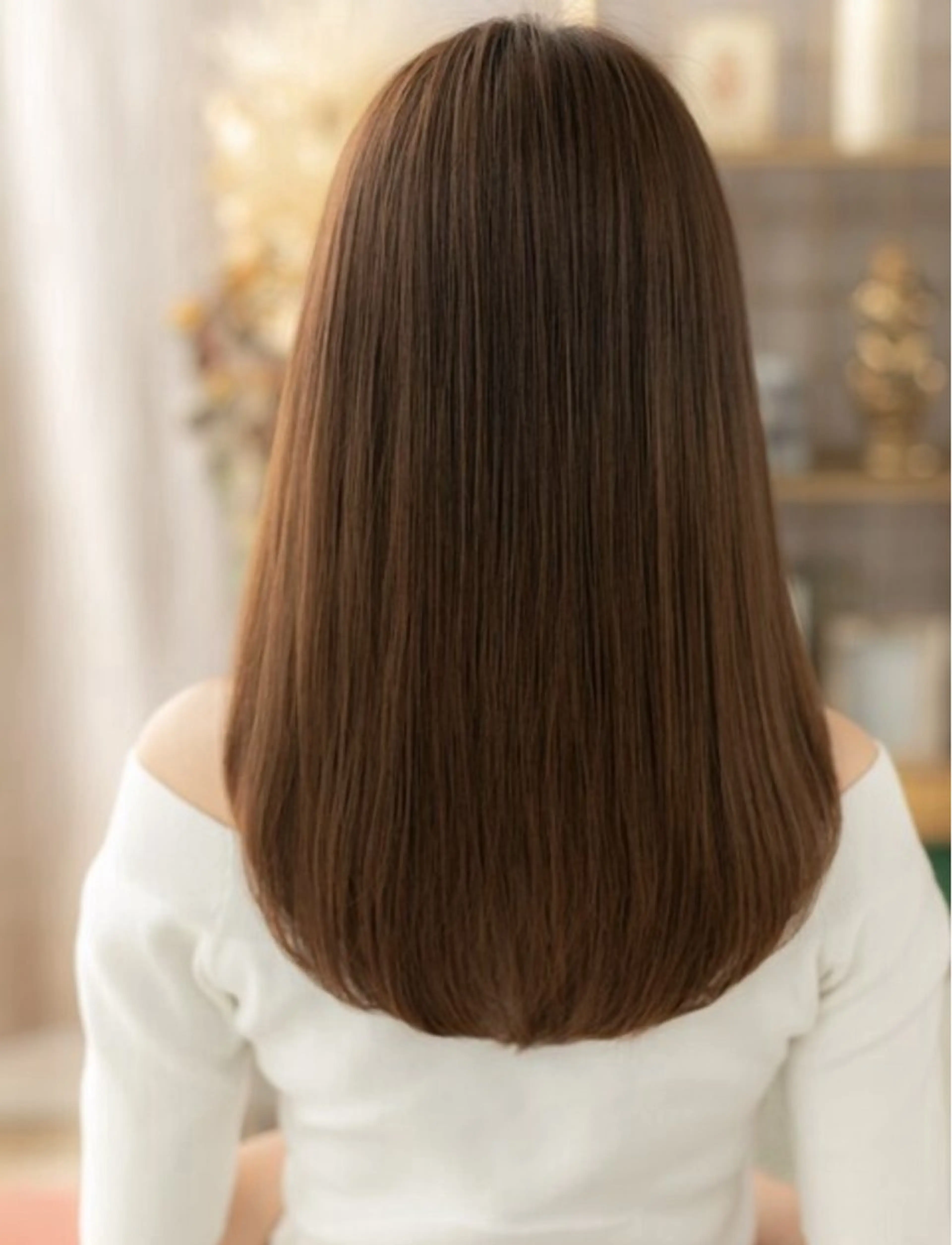 セミロング カラー ヘアカラー 艶髪カラー🤍ྀི 強矢　美紗希🩷ྀིのヘアスタイル