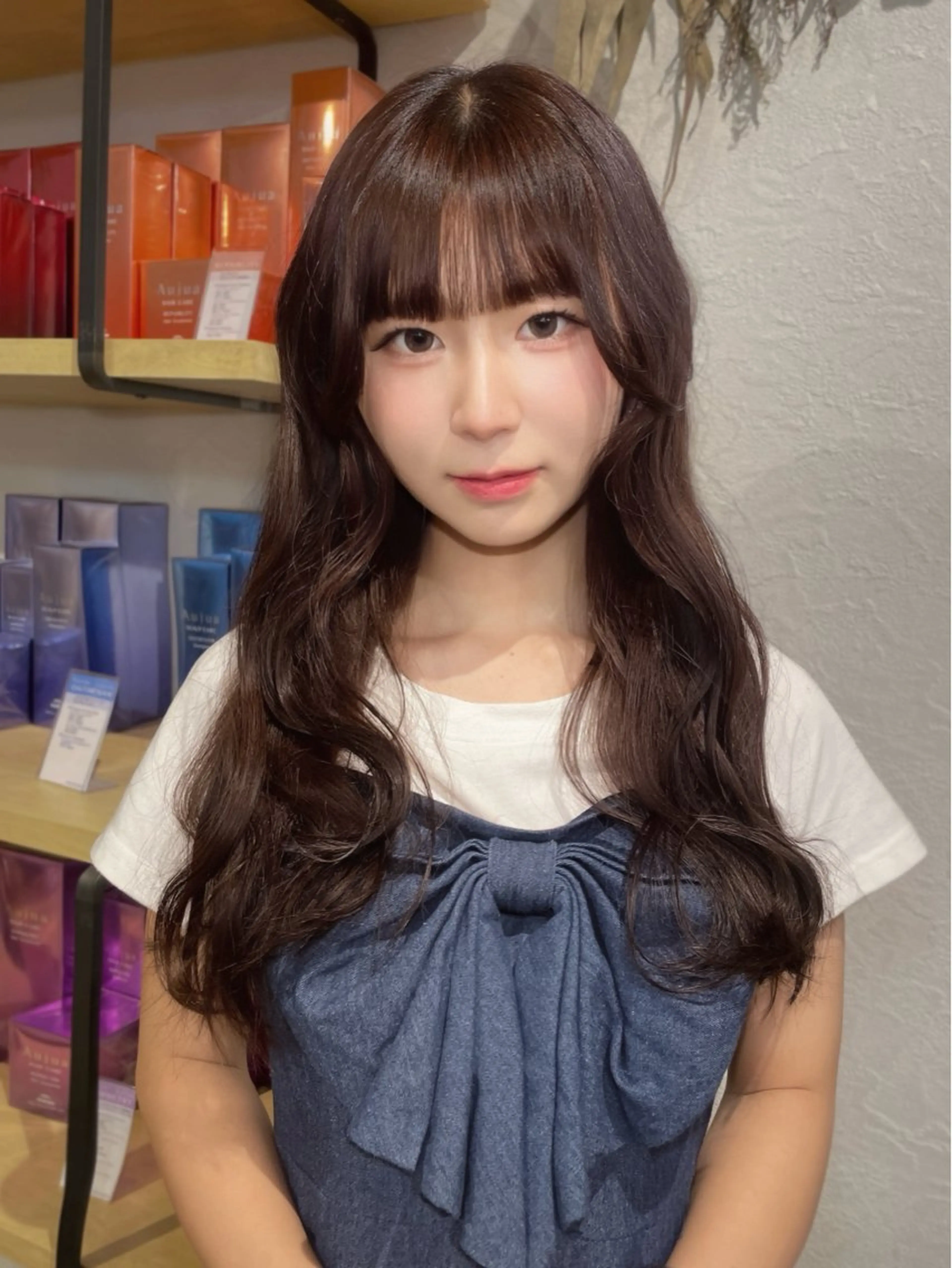 ロング カット ヘアカラー トリートメント ヘッドスパ ボブ/ショート/ 透明感カラー/まりなのヘアスタイル