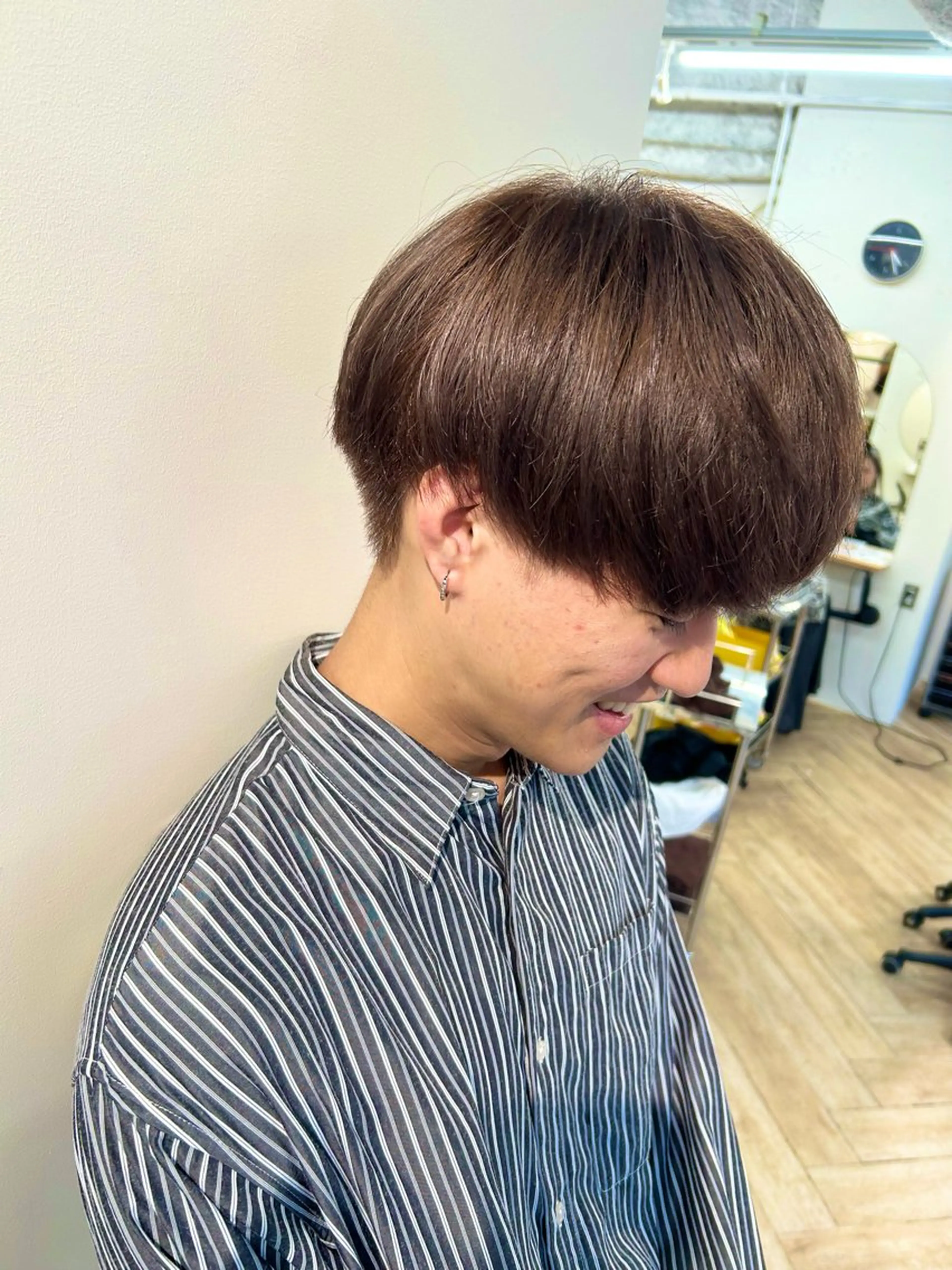 カラー ヘアカラー トリートメント ベージュ/ダブルカラ ー/新潟駅/青柳萌果のヘアスタイル