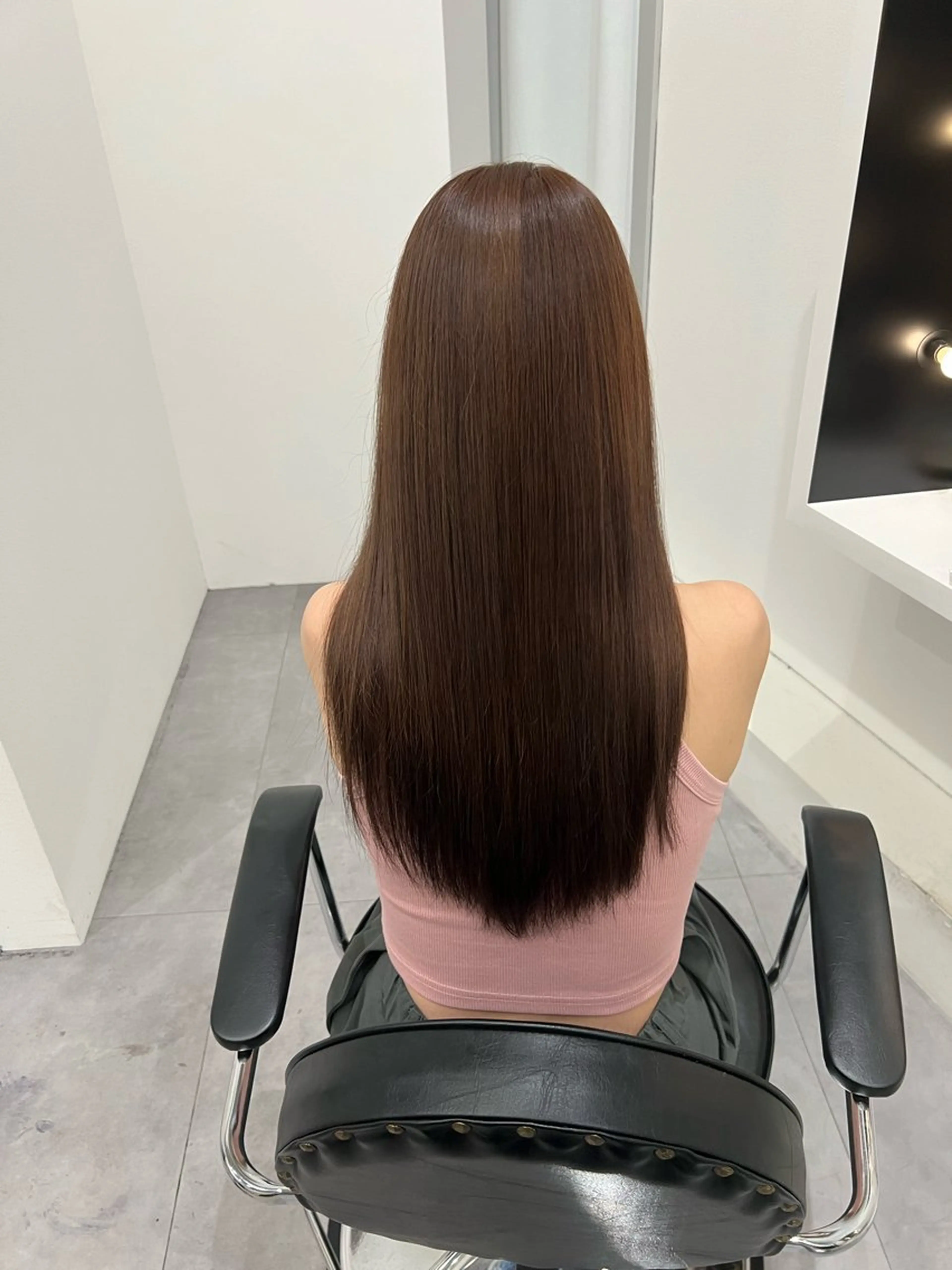 ロング ヘアカラー 縮毛矯正 しゅういち/赤み消し カラー特化のヘアスタイル