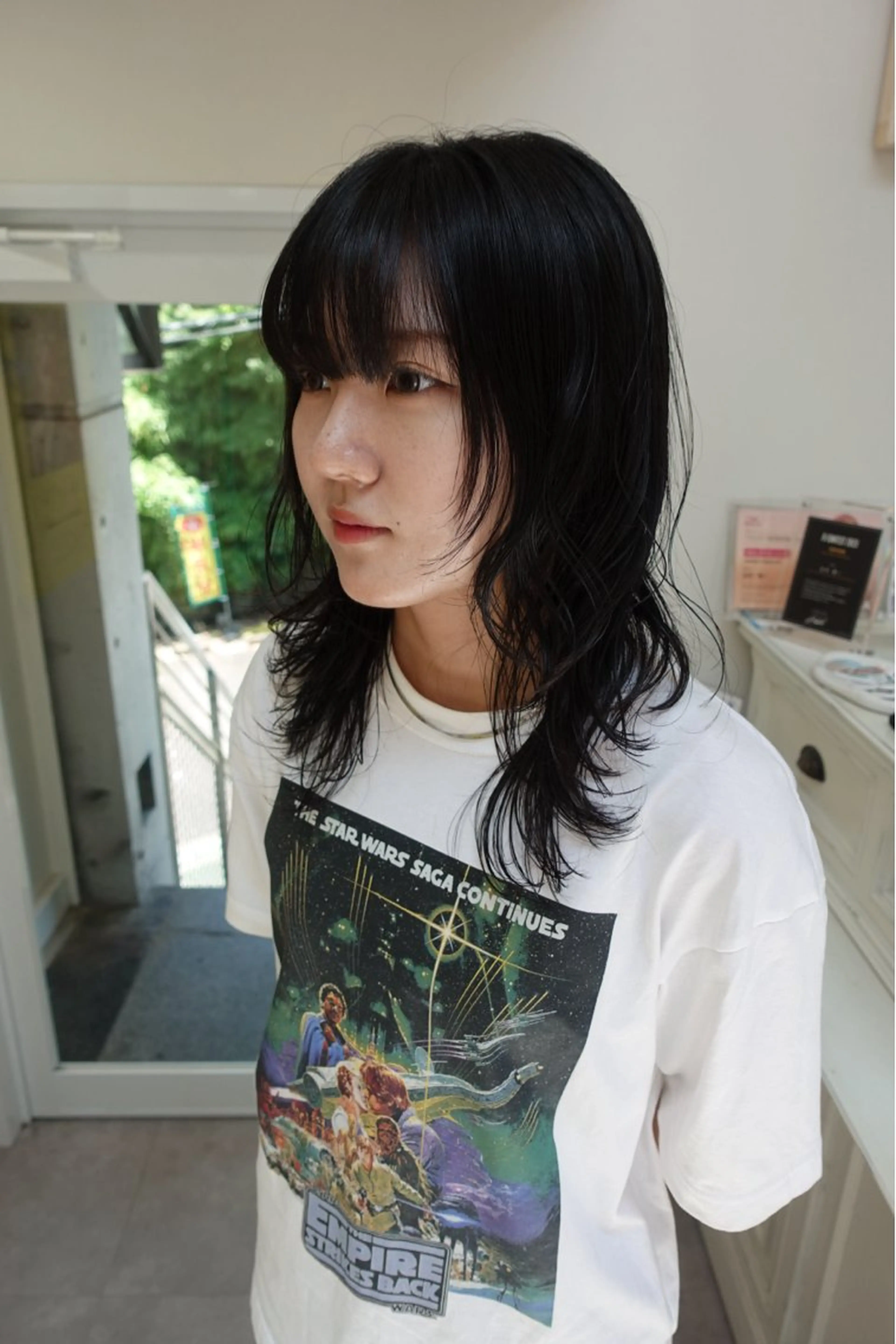 セミロング ウルフカット カット izu 🫧のヘアスタイル