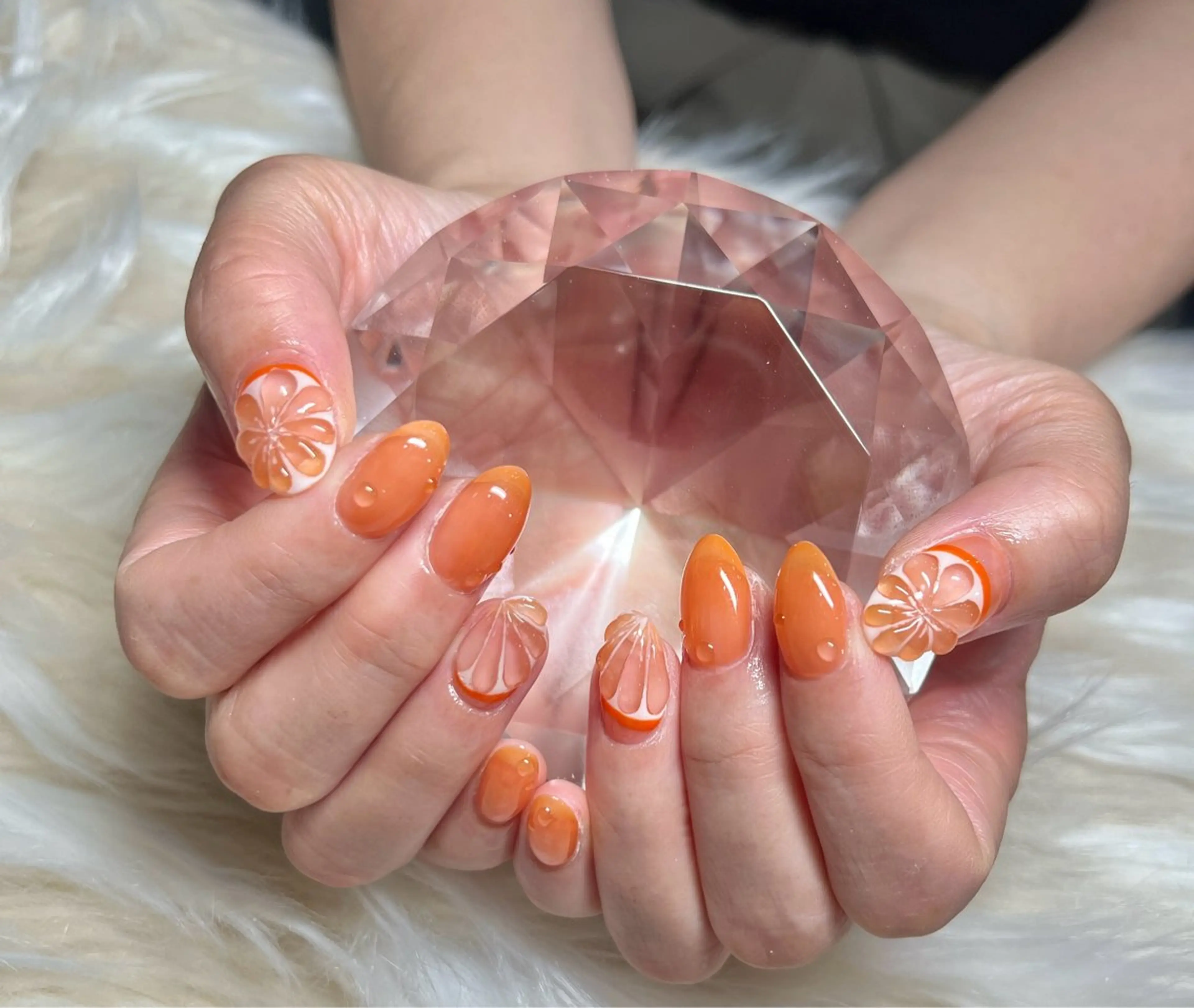 ネイル 長さ出し フットネイル フレンチネイル ジェルネイル グラデーション ハンドネイル Nail&eye Belire 新宿のネイルデザイン