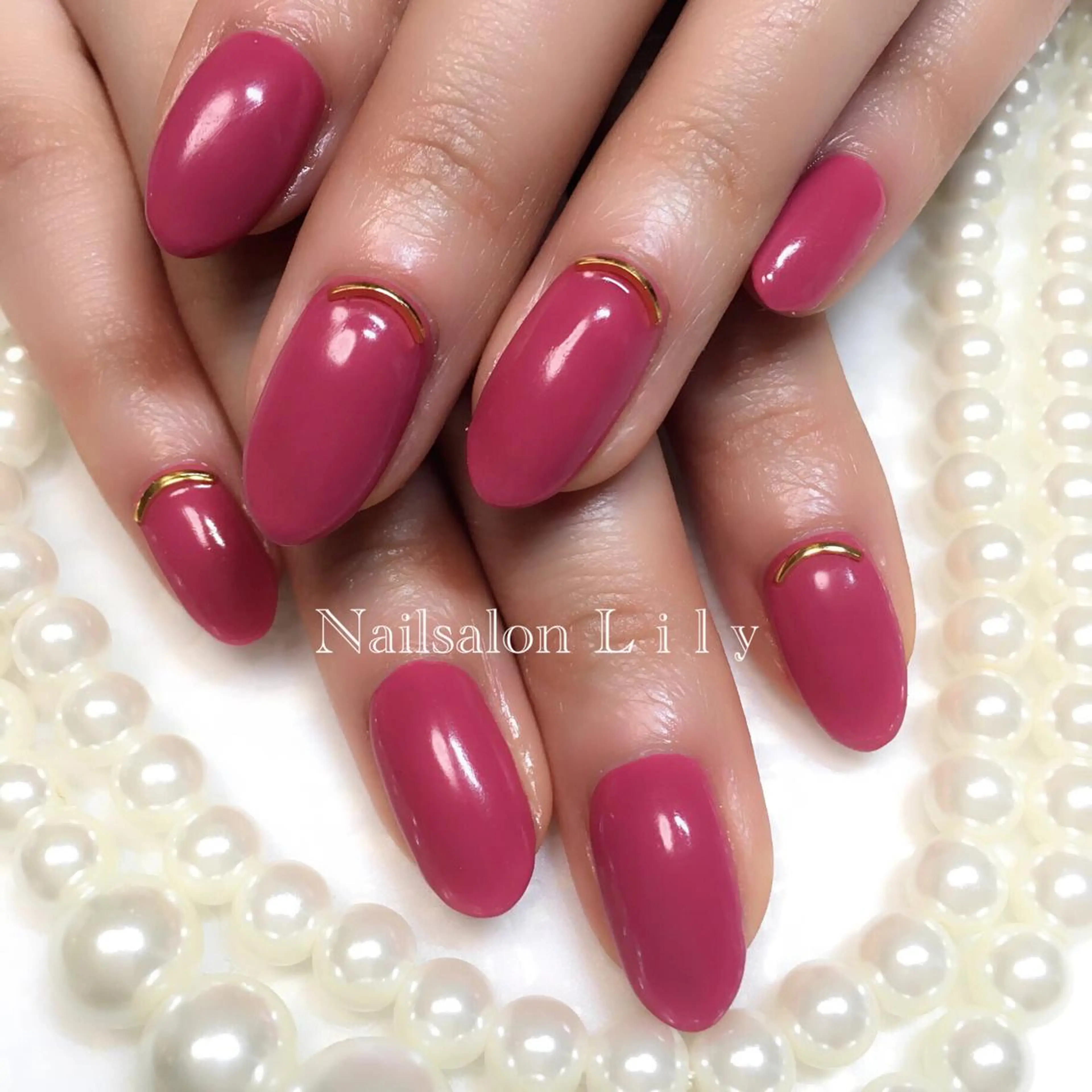 ネイル ワンカラーネイル Nailsalon Lilyのネイルデザイン