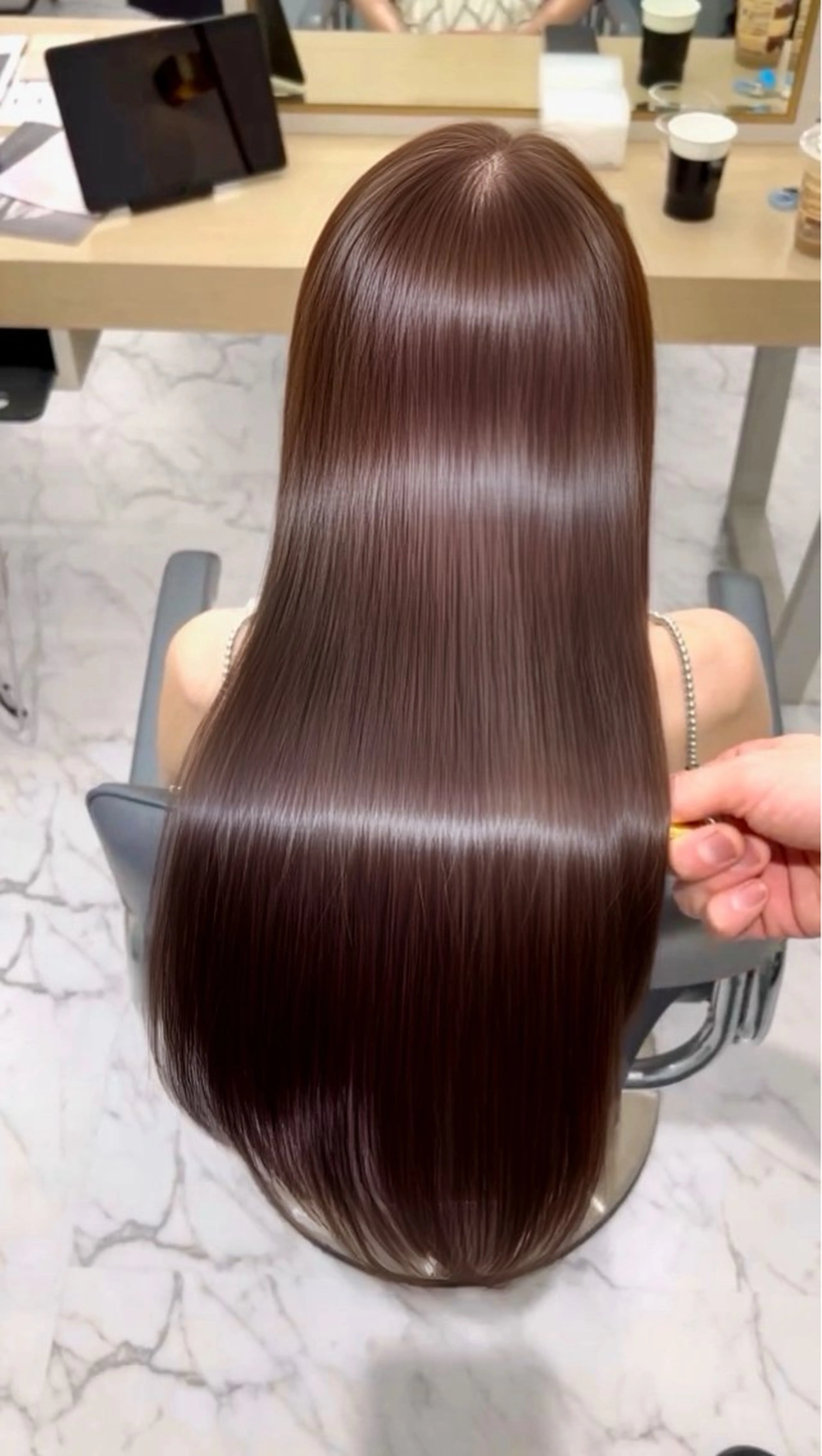 ロング youres hair髪質改善トリートメント&ヘッドスパ日吉店所属・髪質改善/ショート 特化/hayateのヘアスタイル