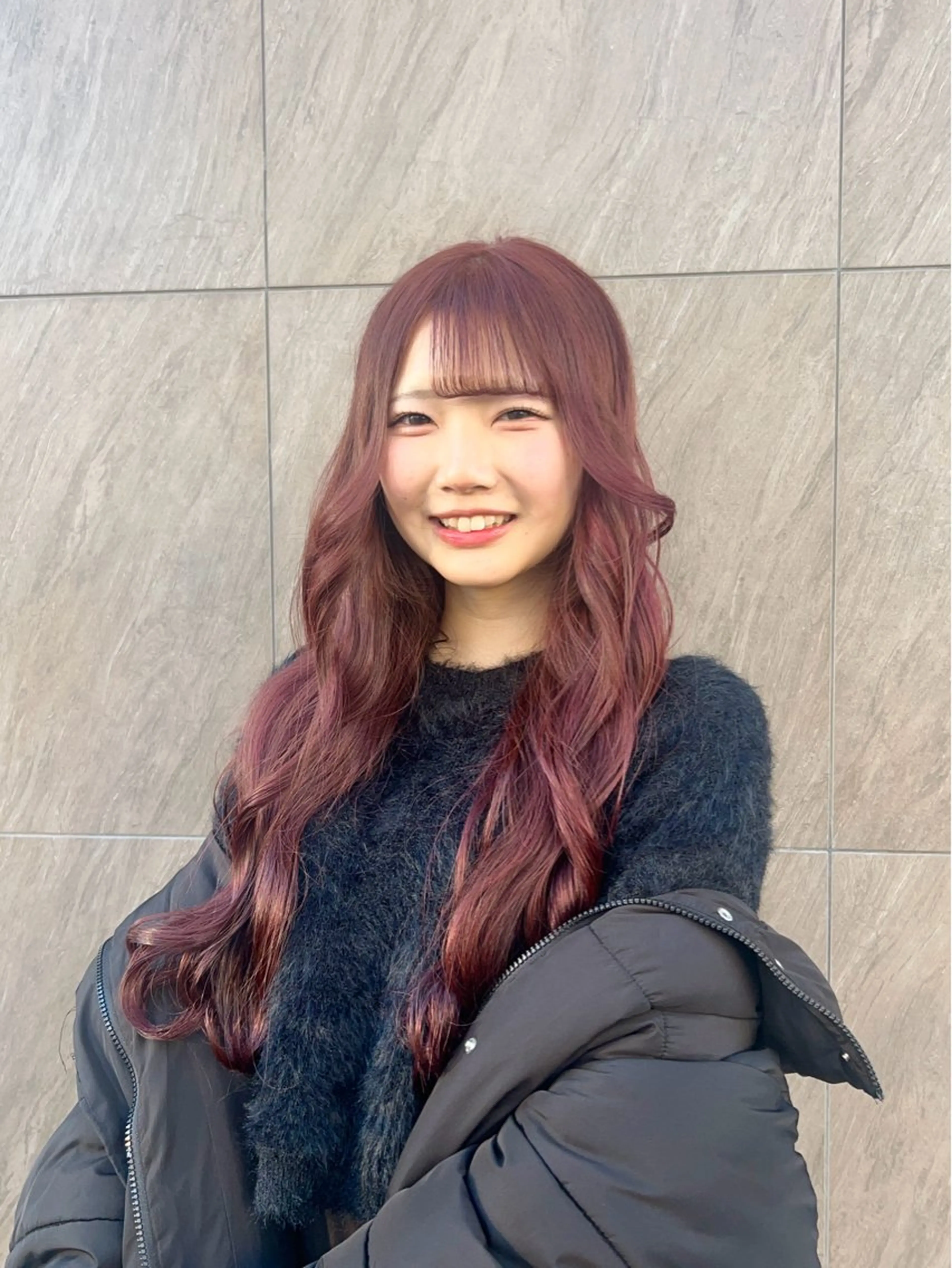 カラー ブラウンカラー ピンクカラー ヘアカラー くすみカラー ボブ / SEINAᯓ★のヘアスタイル