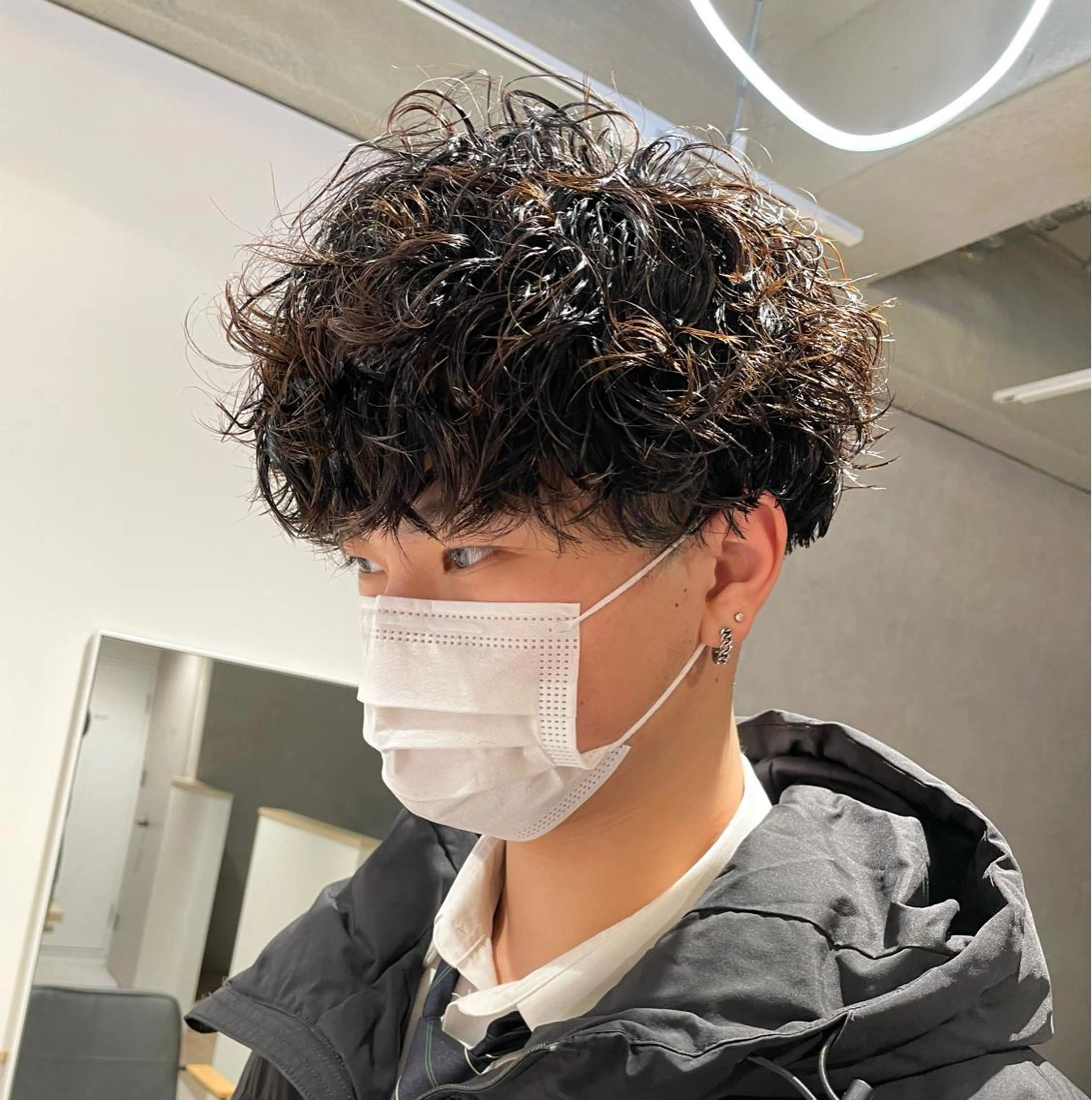 メンズ メンズパーマ カット パーマ メンズ指名no'1 佐藤　亘のヘアスタイル