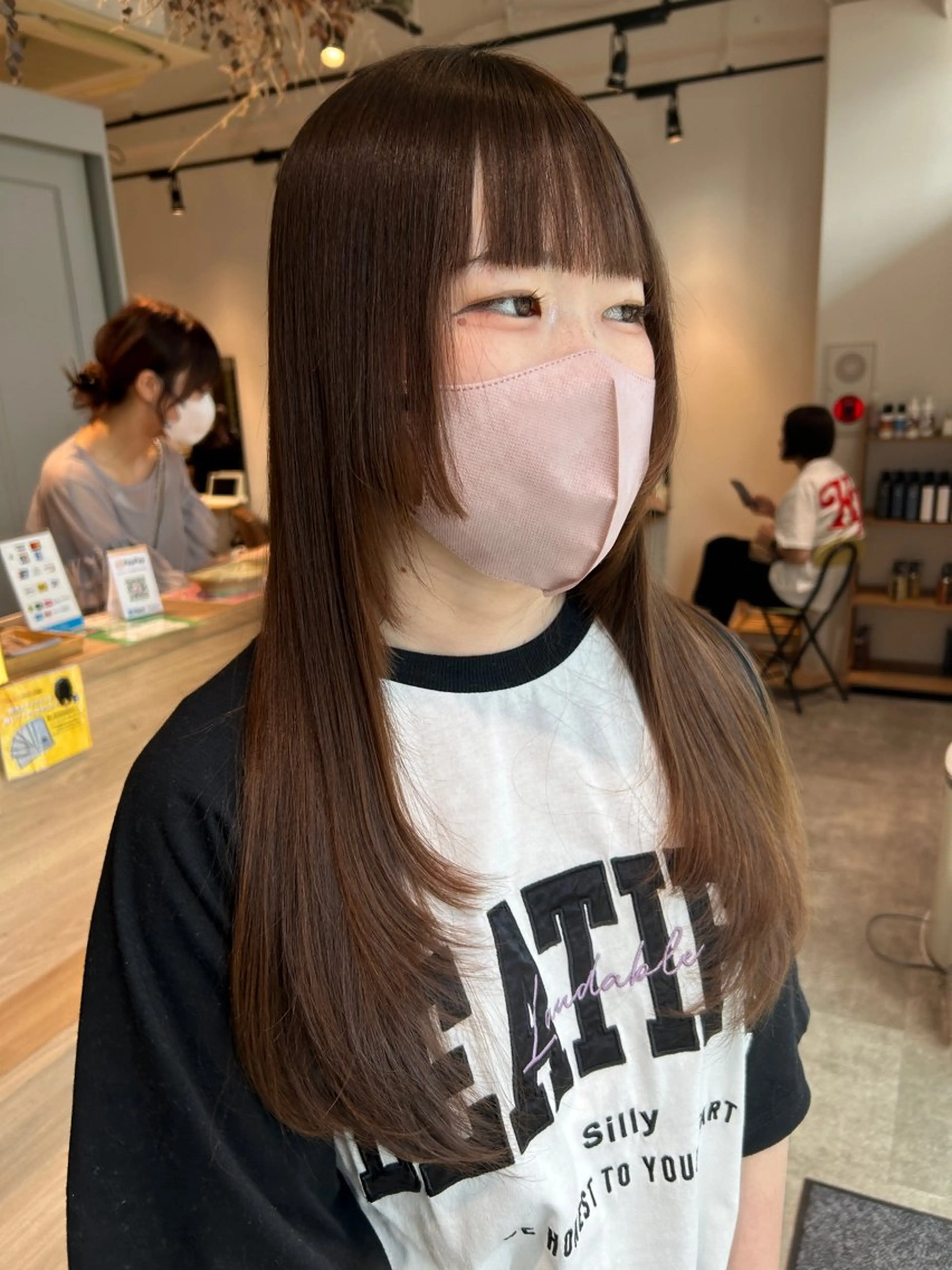 ロング カラー レイヤーカット 髪質改善特化型美容師 🫧岡本璃来🫧のヘアスタイル