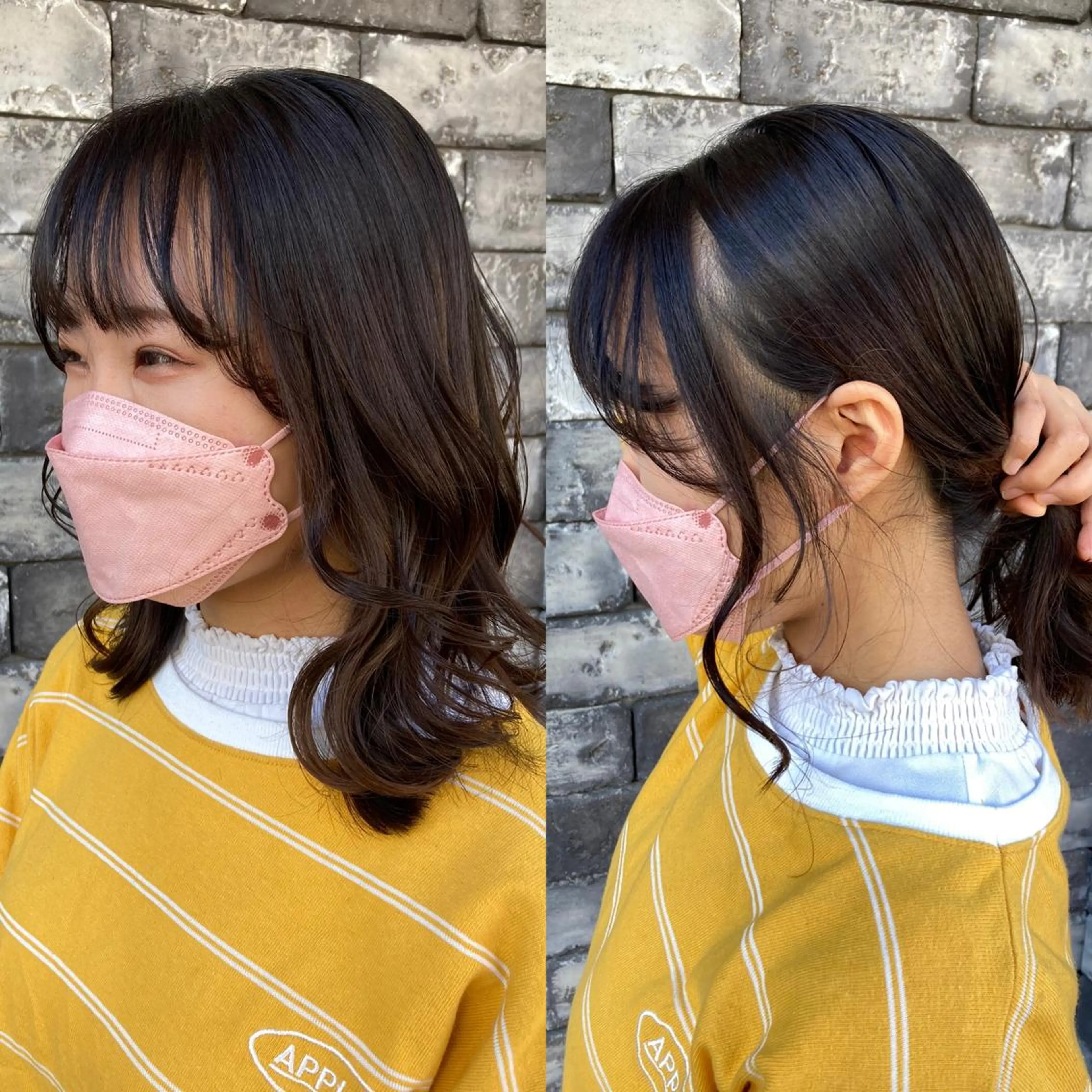 ミディアム カット ヘアカラー トリートメント ヘアセット ✂️似合わせの魔術師 石田一樹✂️のヘアスタイル