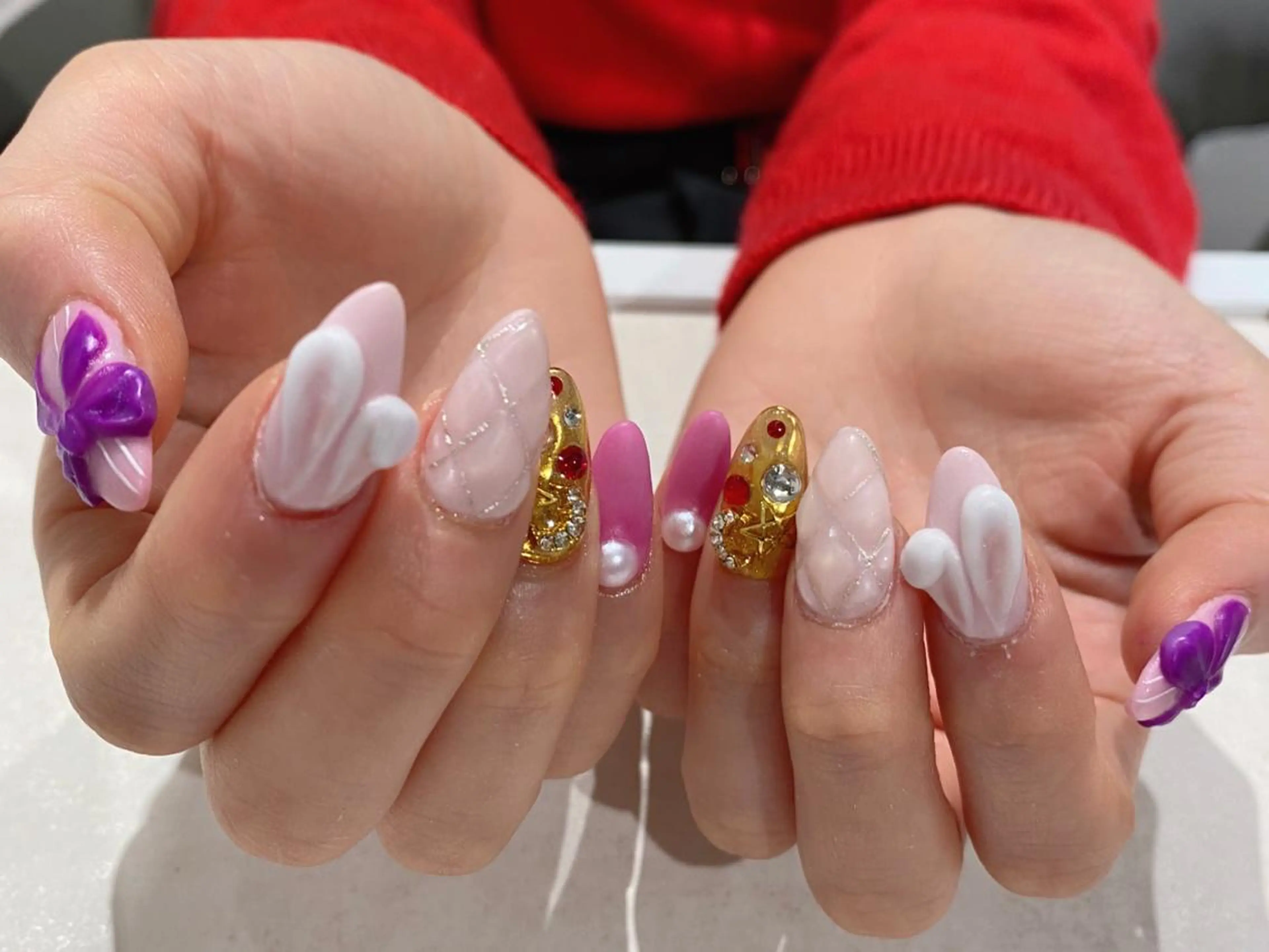 ミディアム ハンドネイル Nail R💫 naoのネイルデザイン