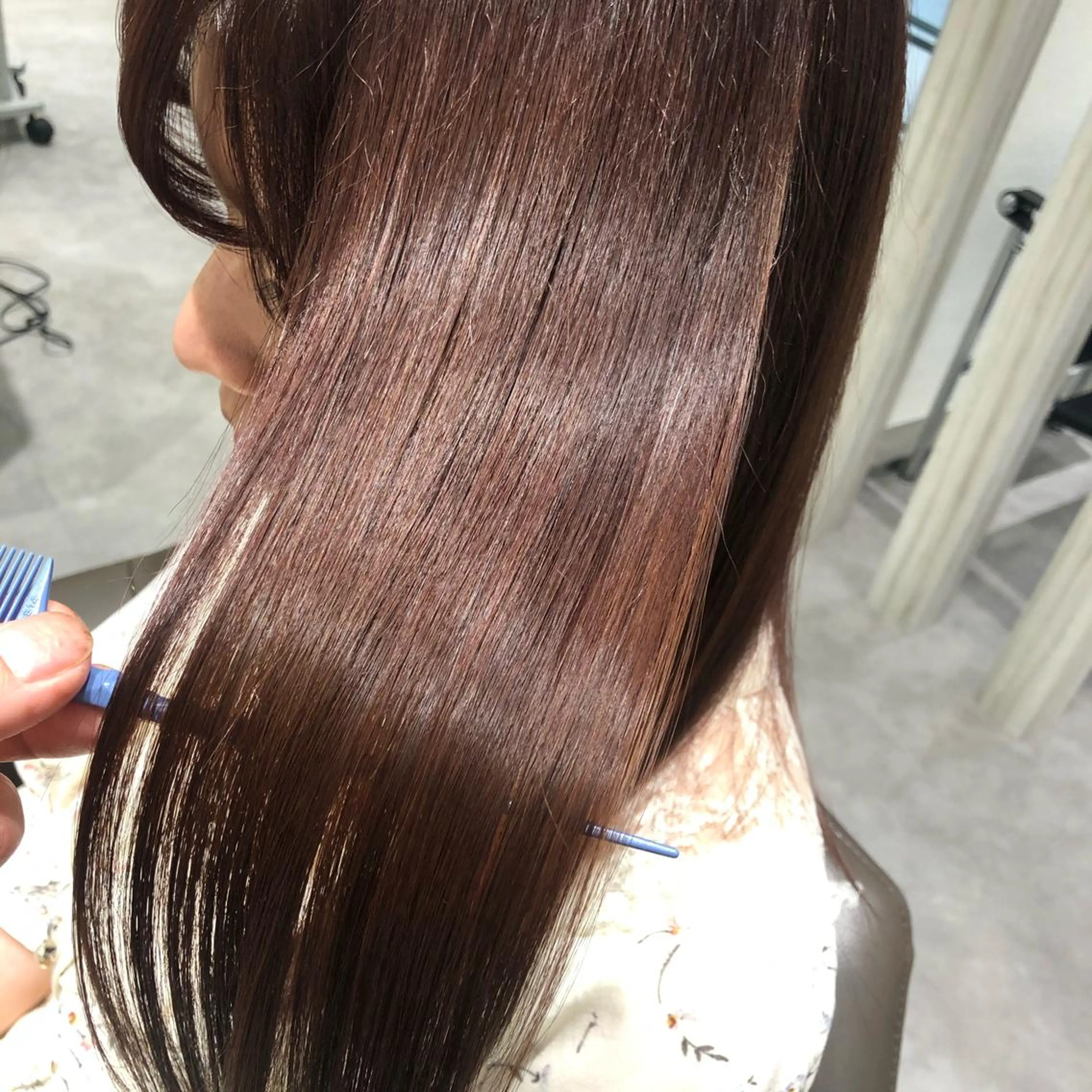 ロング カラー ムトウセイマ/艶髪 /艶ケアWブリーチのヘアスタイル