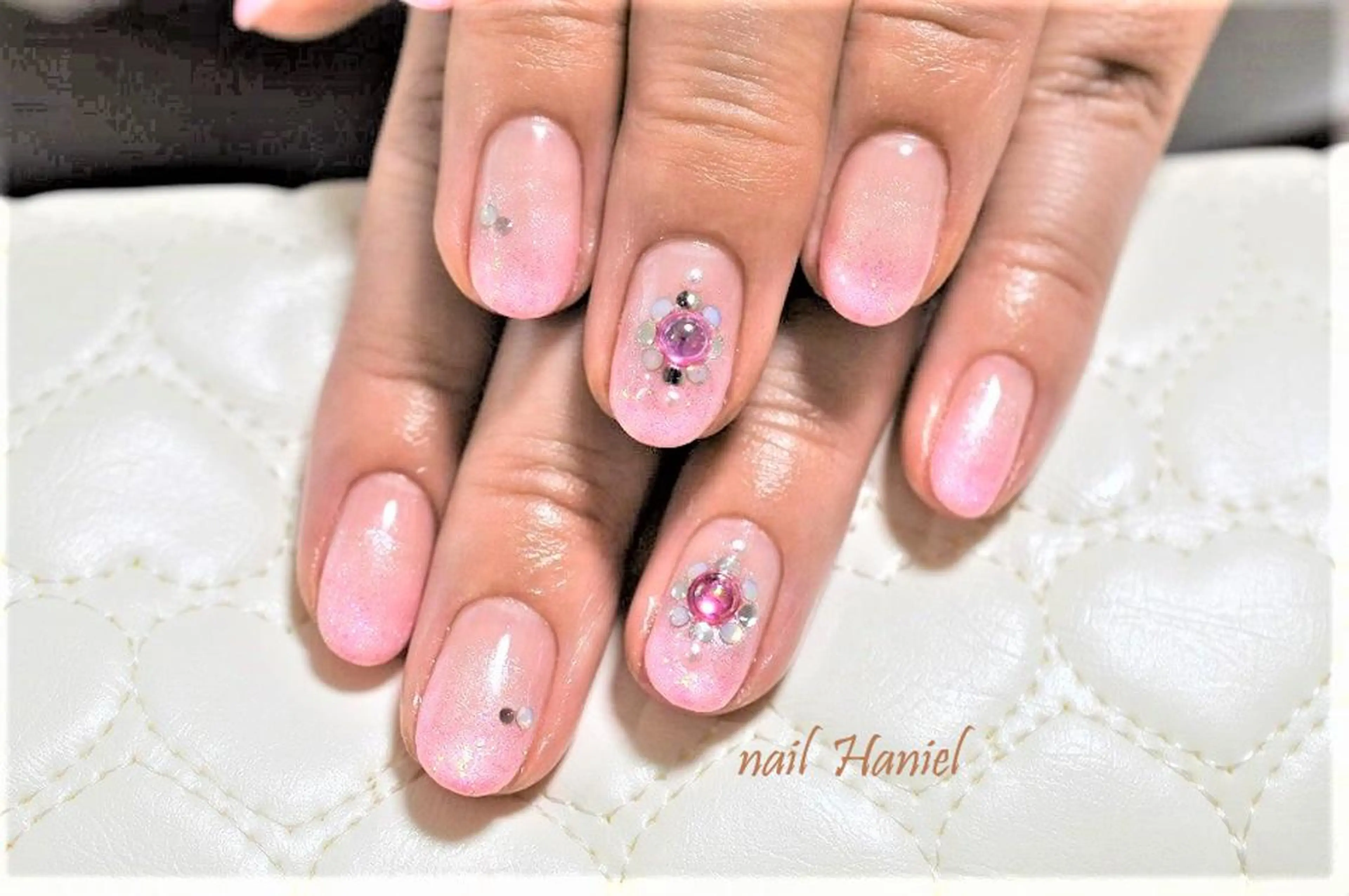 ネイル フットネイル ジェルネイル パラジェル 夏ネイル nail Haniel所属・半蔵門サロンハニエル 魅神 ちよのネイルデザイン