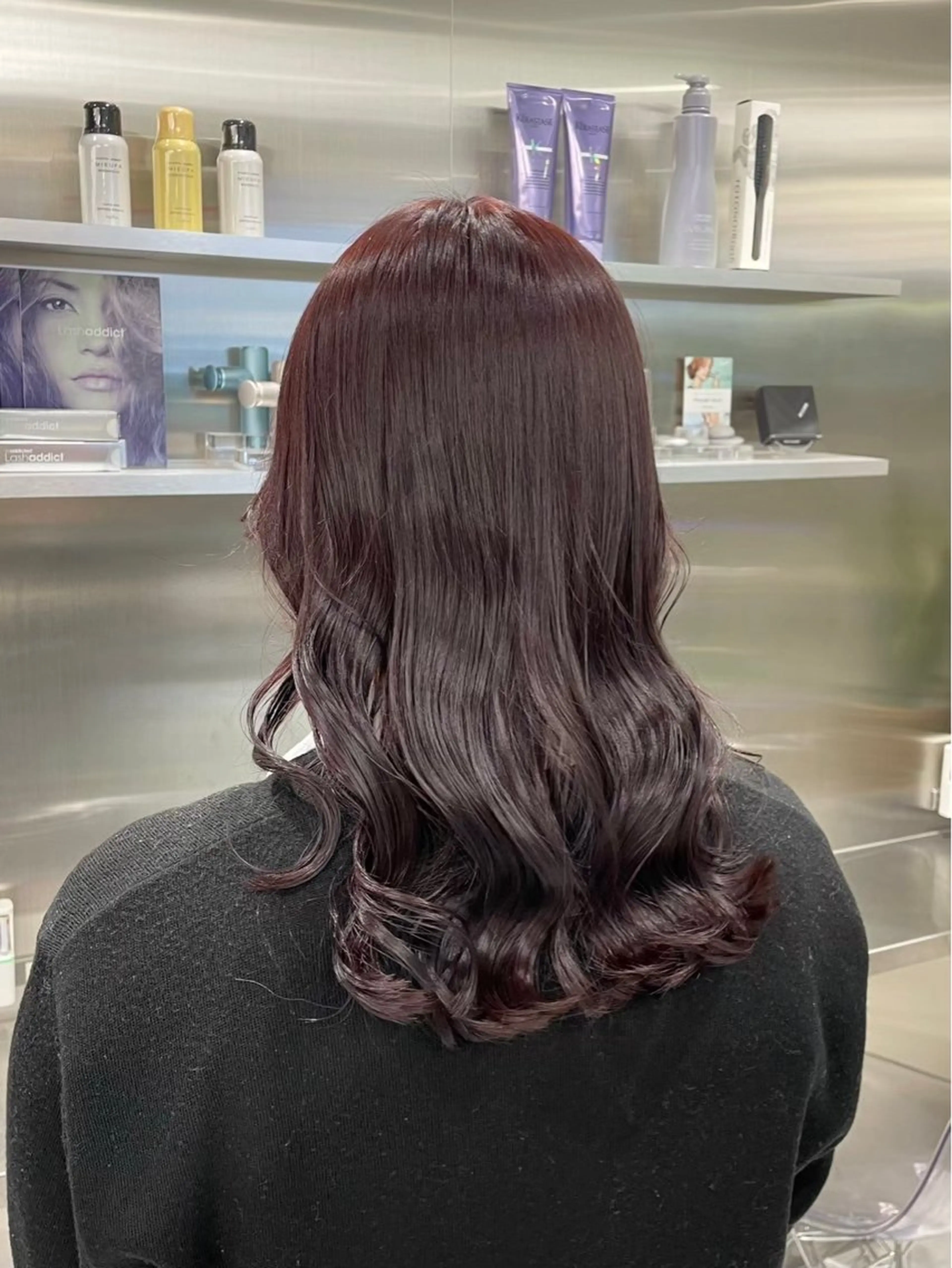 セミロング カラー セミロングパーマ バレイヤージュ ブリーチ ケアブリーチ ダブルカラー ヘアカラー シャドウパーマ/ ルーズパーマ/メンズのヘアスタイル