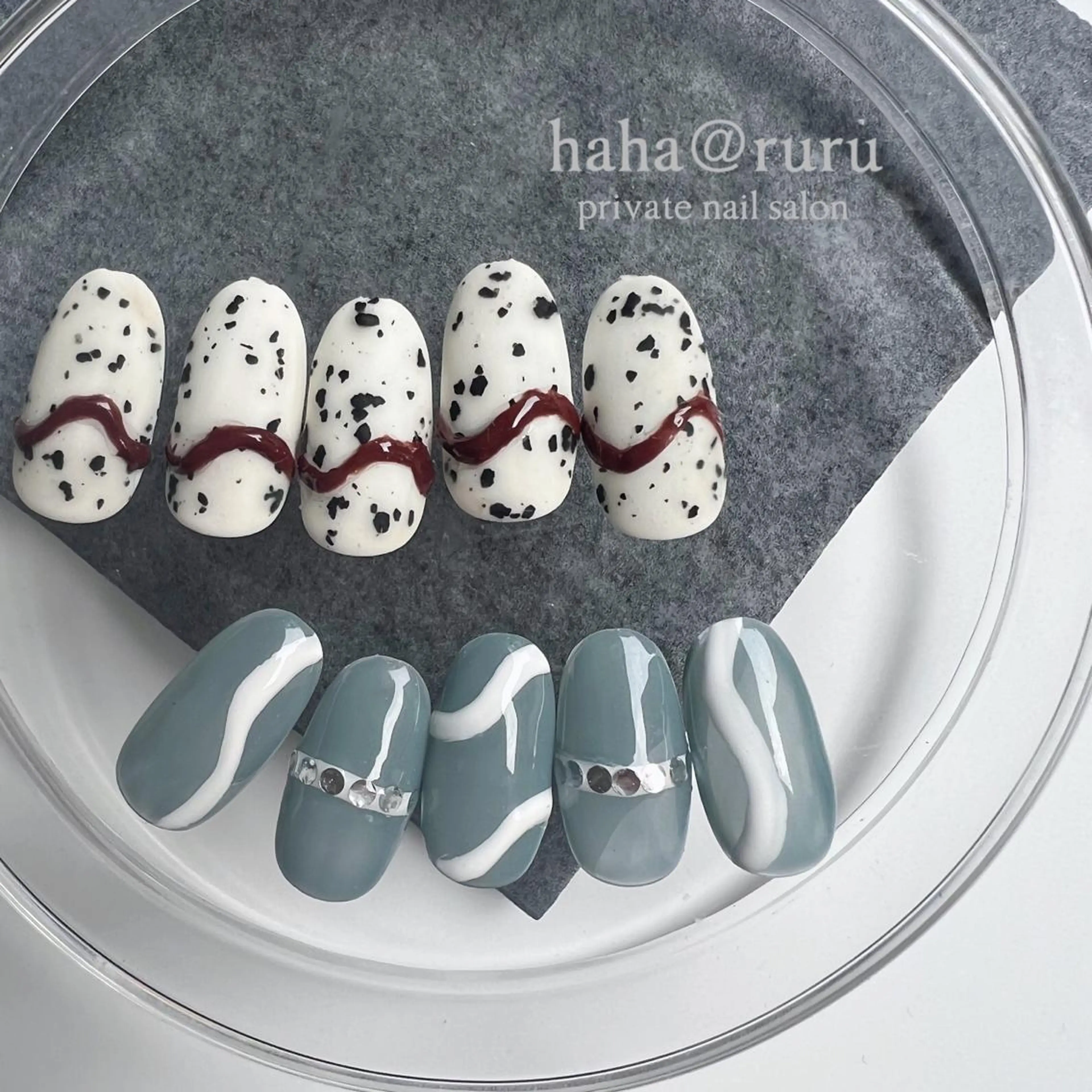 ネイル シンプルネイル haha@ ruruのネイルデザイン