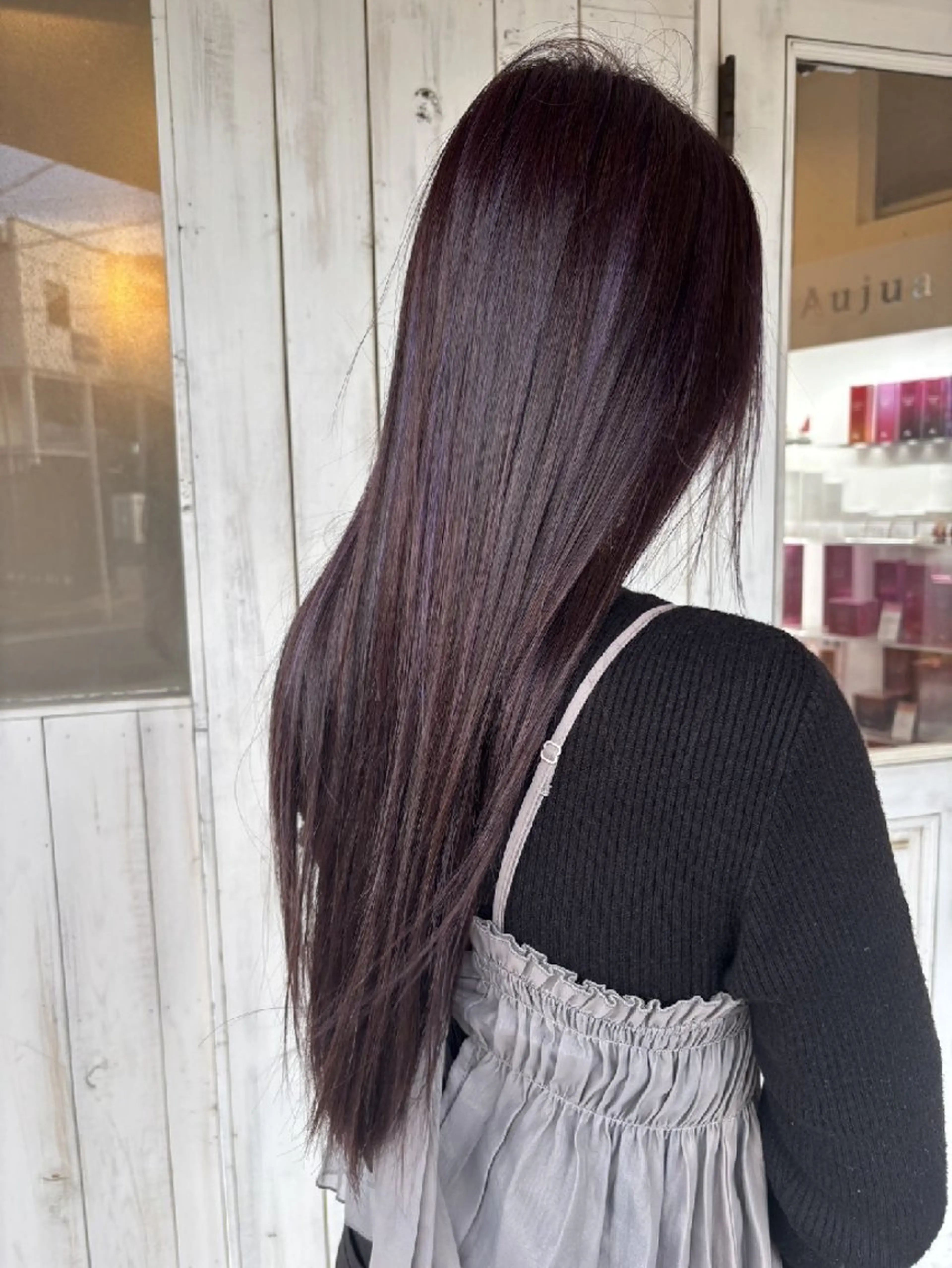 ロング カラー カット ヘアカラー MOLLA 浅香山店所属・谷口ゆめ/縮毛矯正/ カット/美眉ワックスのヘアスタイル