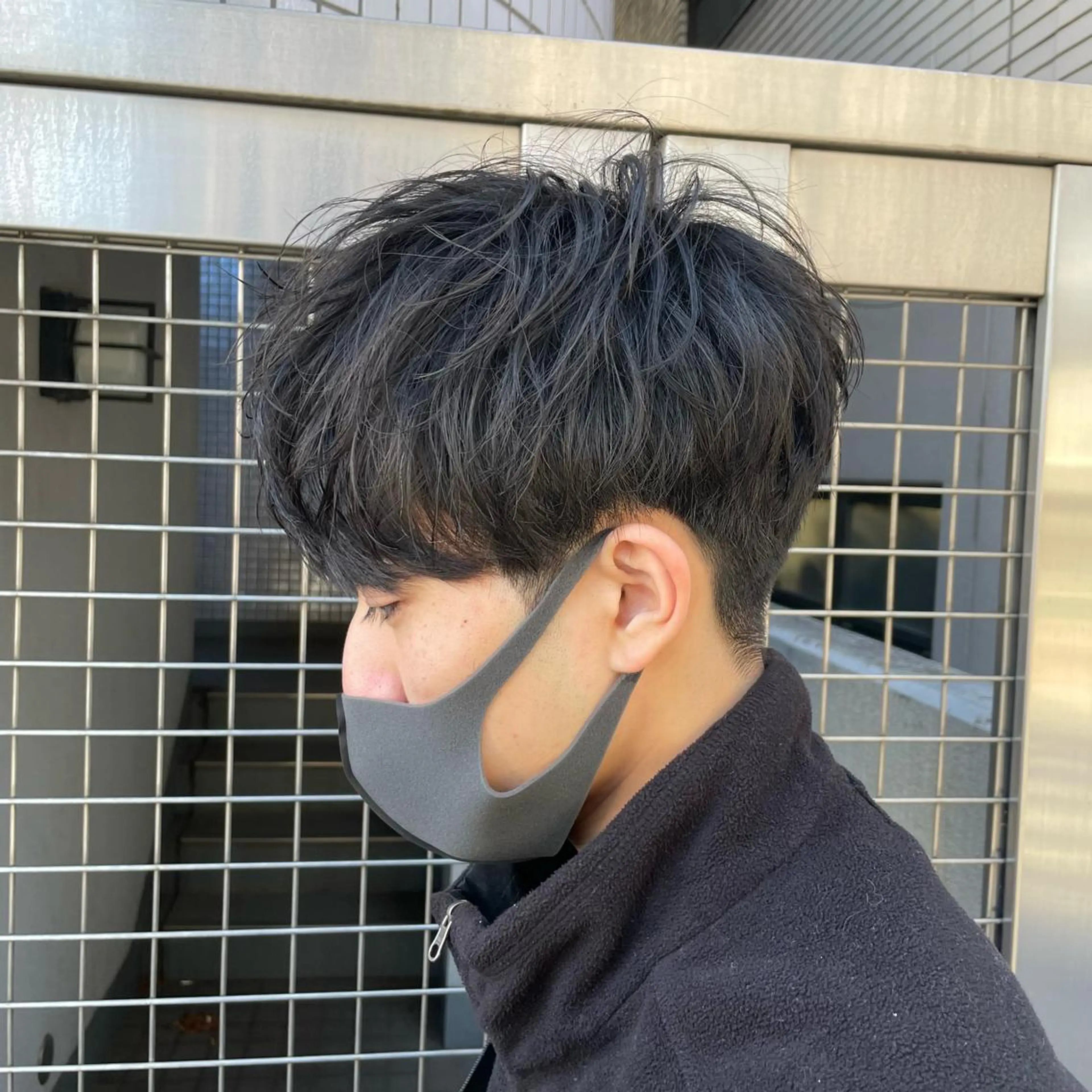 ショート メンズ カット 【メンズ縮毛矯正】 田中秀斗のヘアスタイル