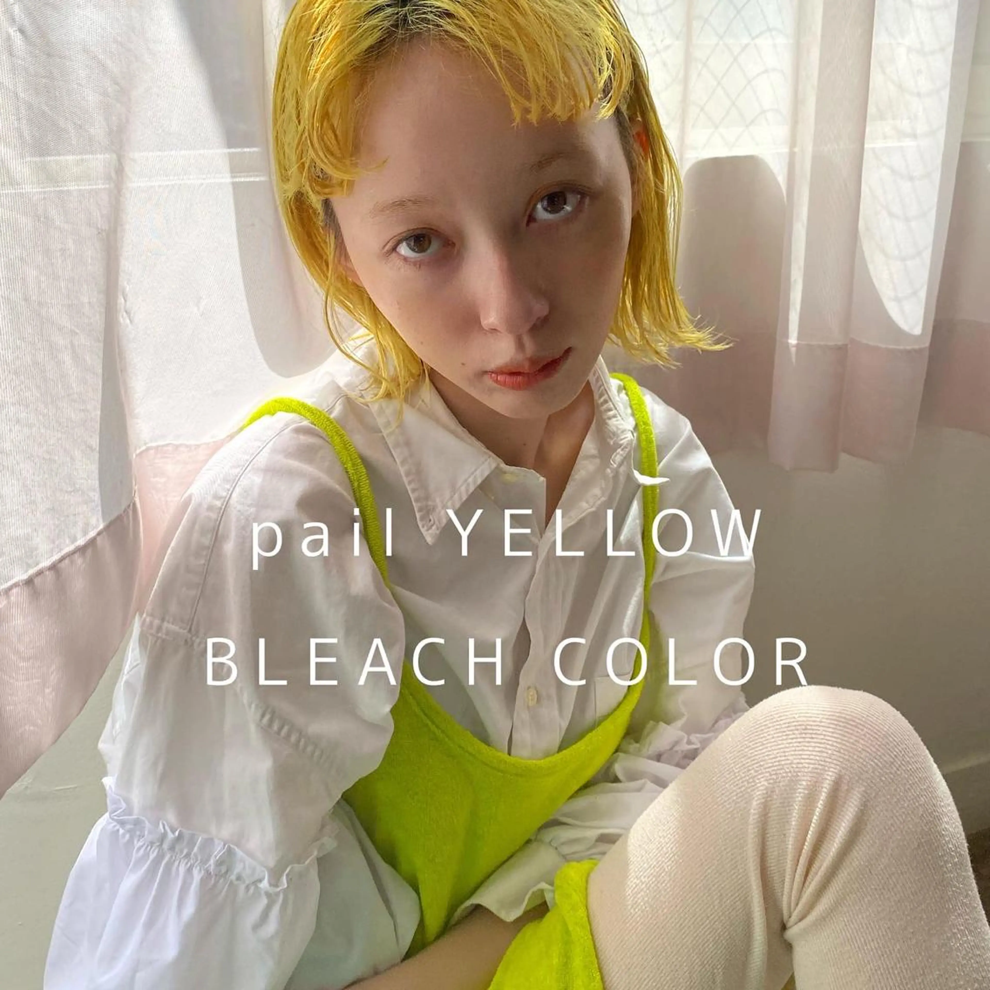 ショート 梅田ハイトーン チダ ヒナノのヘアスタイル