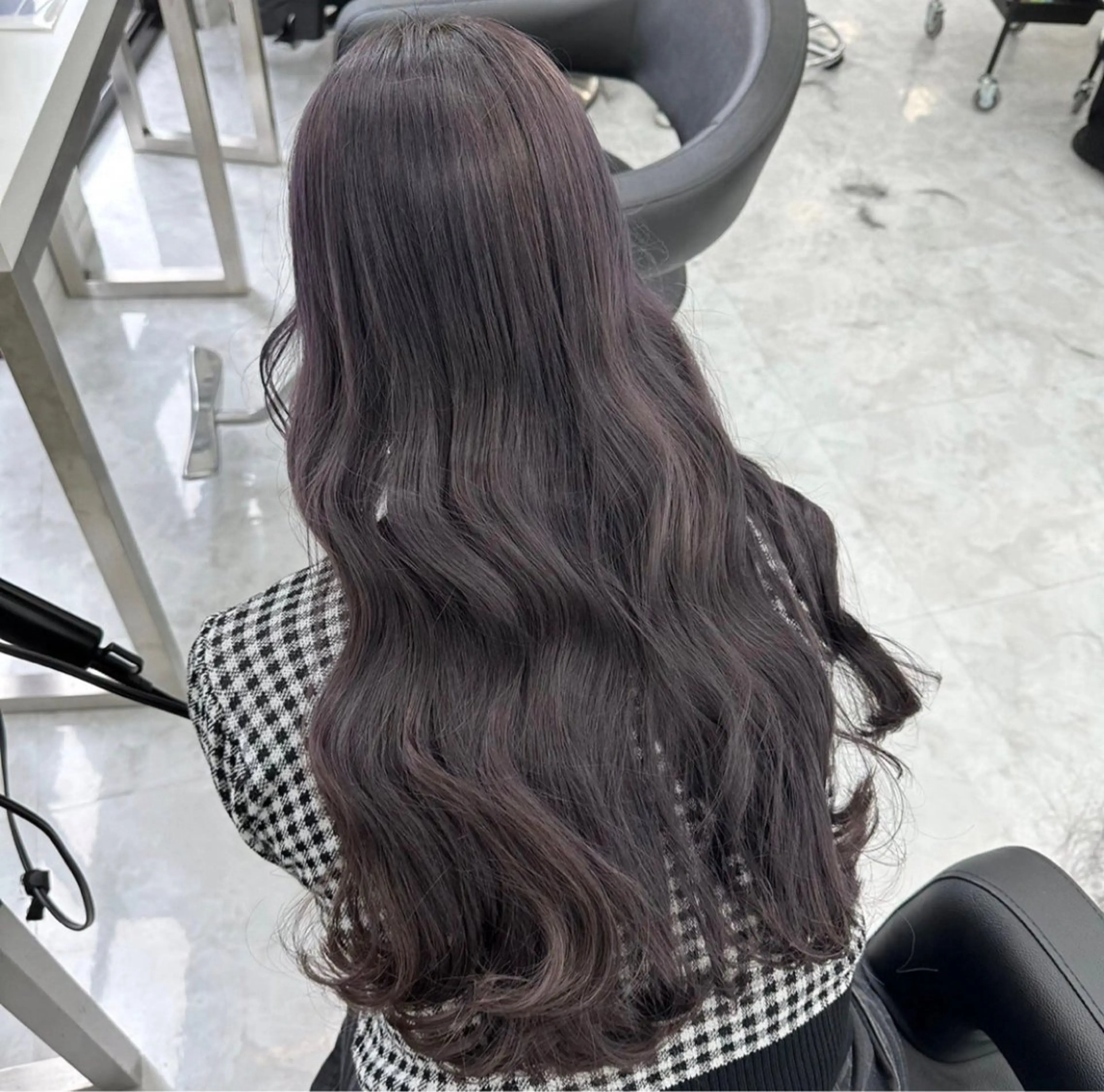 ロング カラー カット ヘアカラー トリートメント ヘッドスパ ヘアセット 🤍透明感トレンド 🤍上品ヘア🤍のヘアスタイル