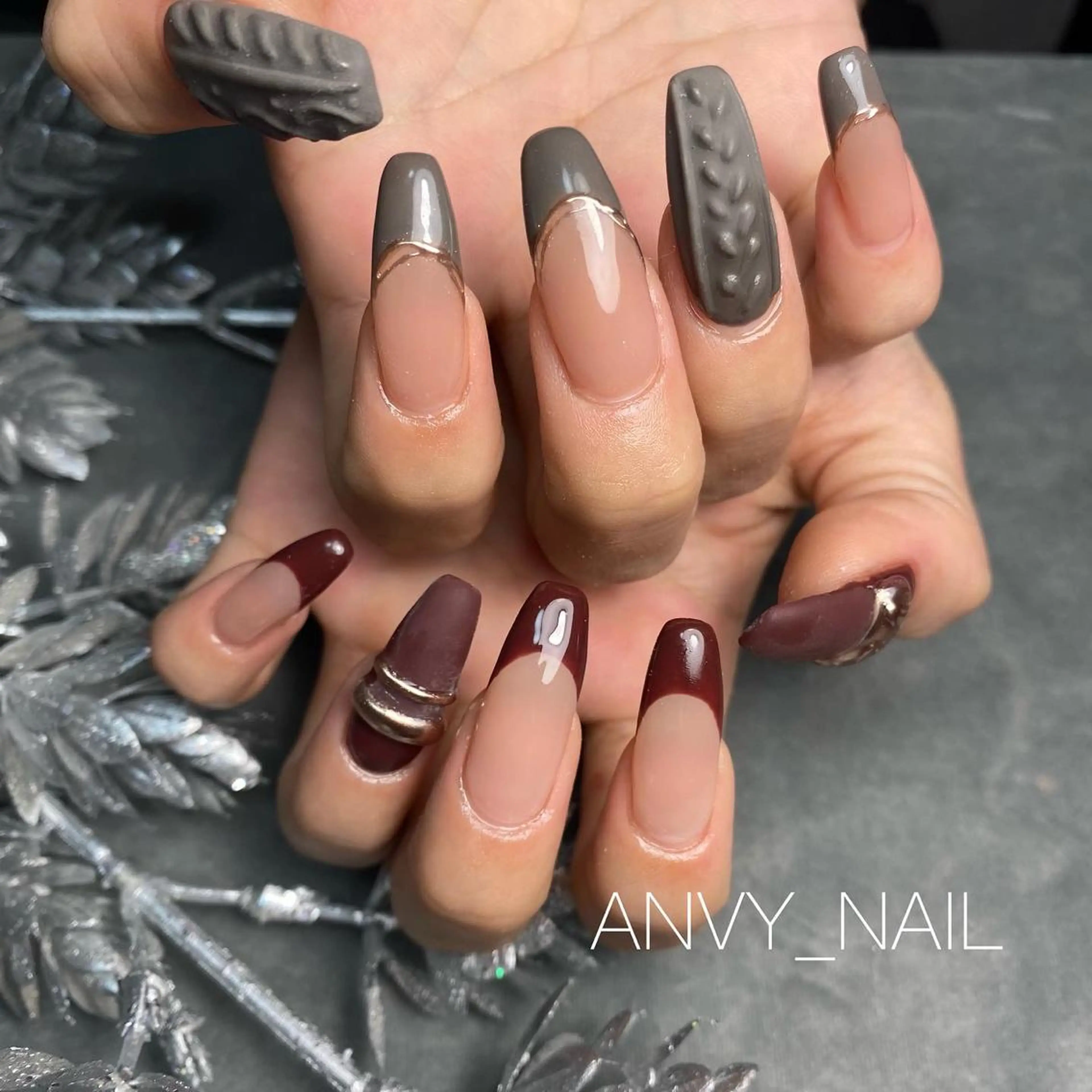 ネイル アートネイル ハンドネイル NAIL SALON あんび所属・nail salon あんびのネイルデザイン