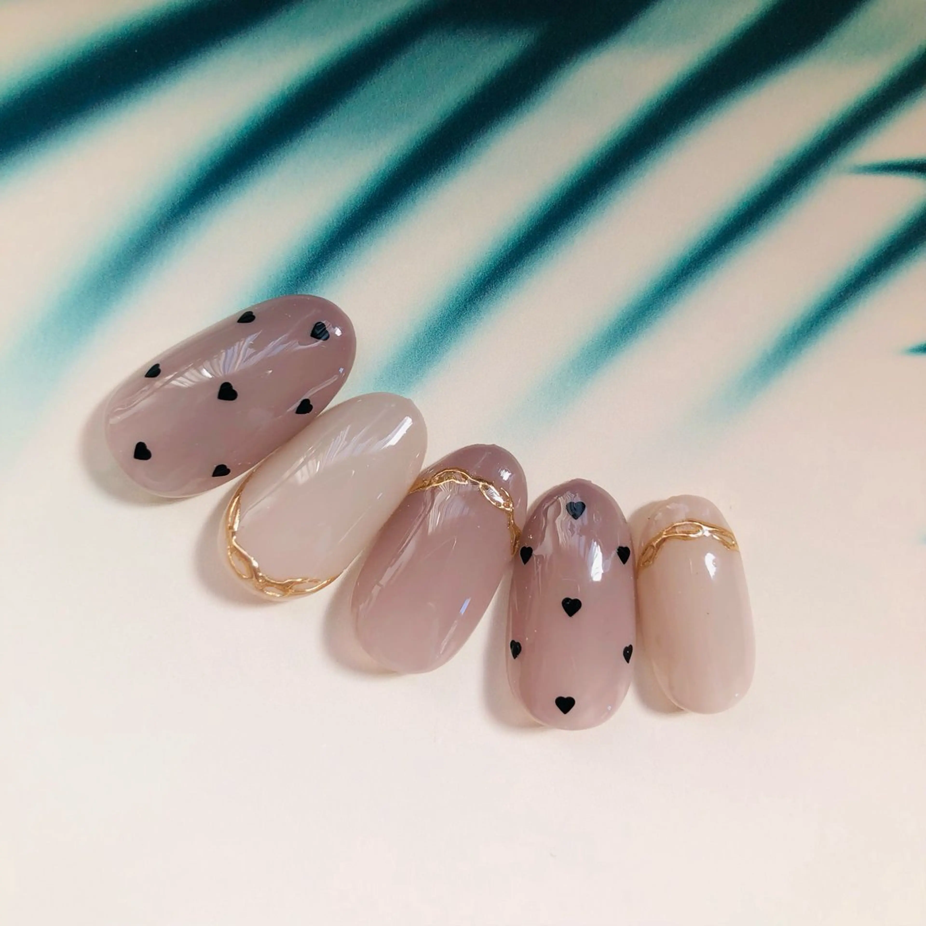 ネイル ハート ハンドネイル S nailのネイルデザイン