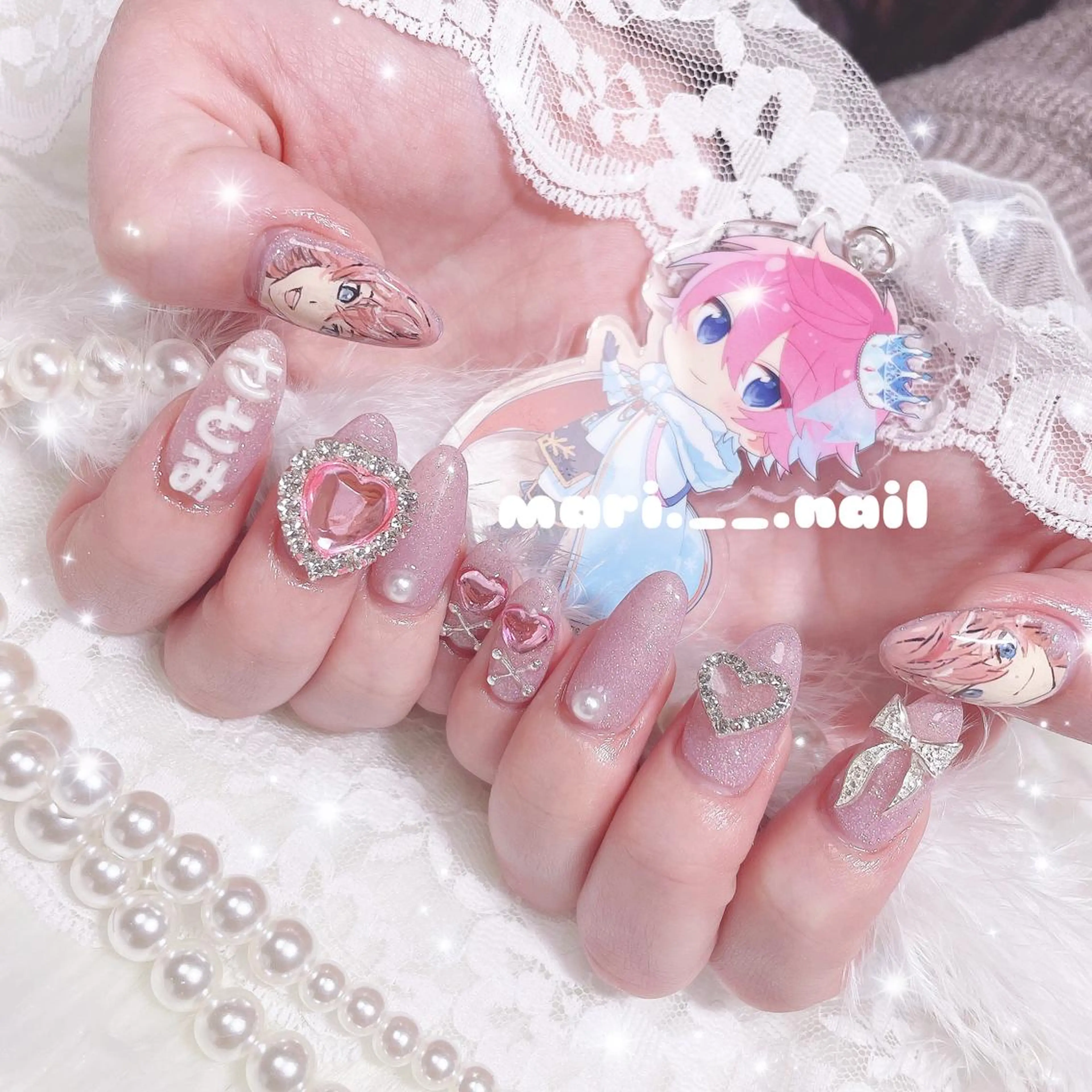ネイル 🎀 Mayu 🎀痛ネイルのネイルデザイン