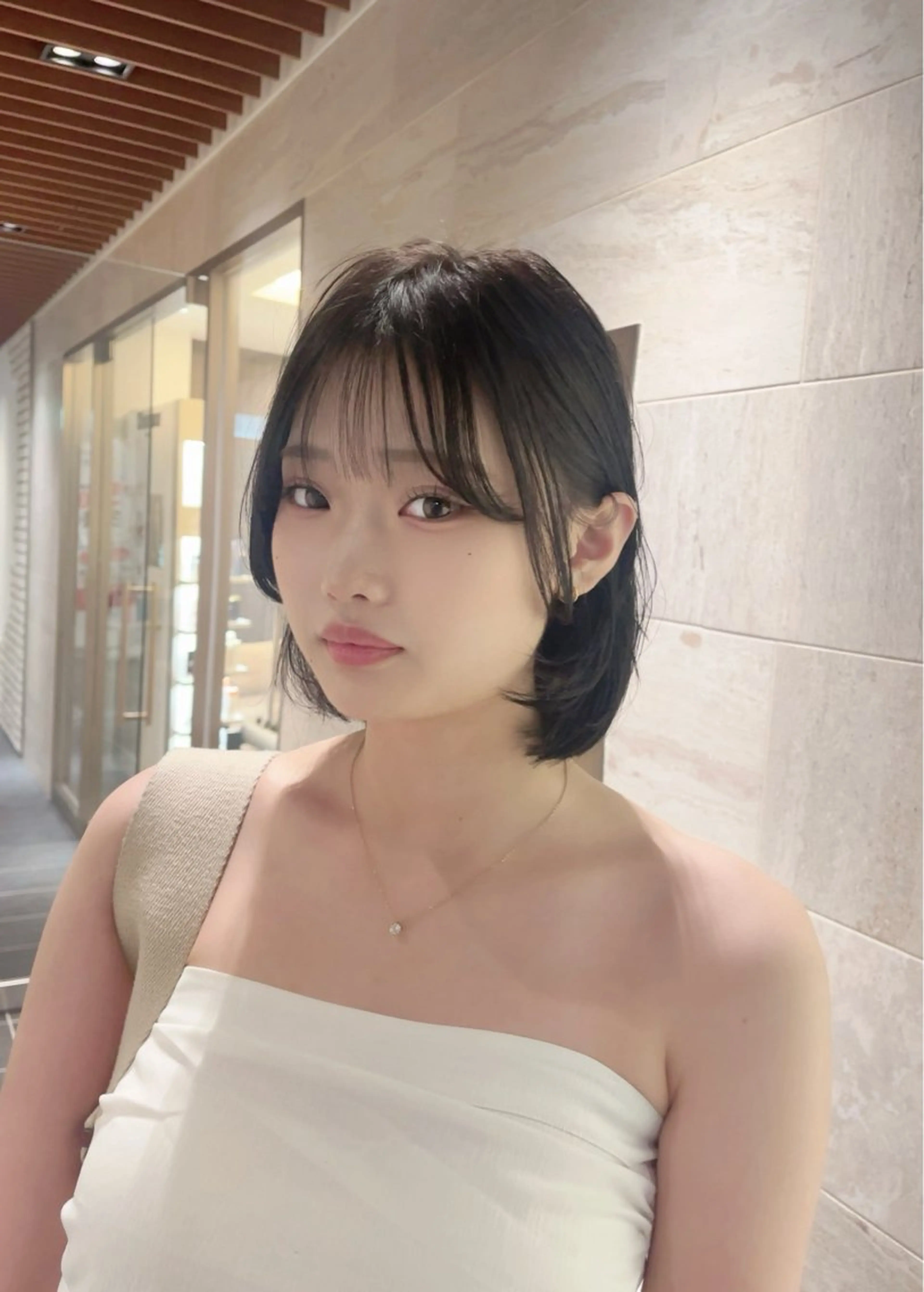 セミロング ボブ レイヤーカット カット ヘアカラー トリートメント the OSCAR所属・韓国ヘアスタイリスト Harukaのヘアスタイル