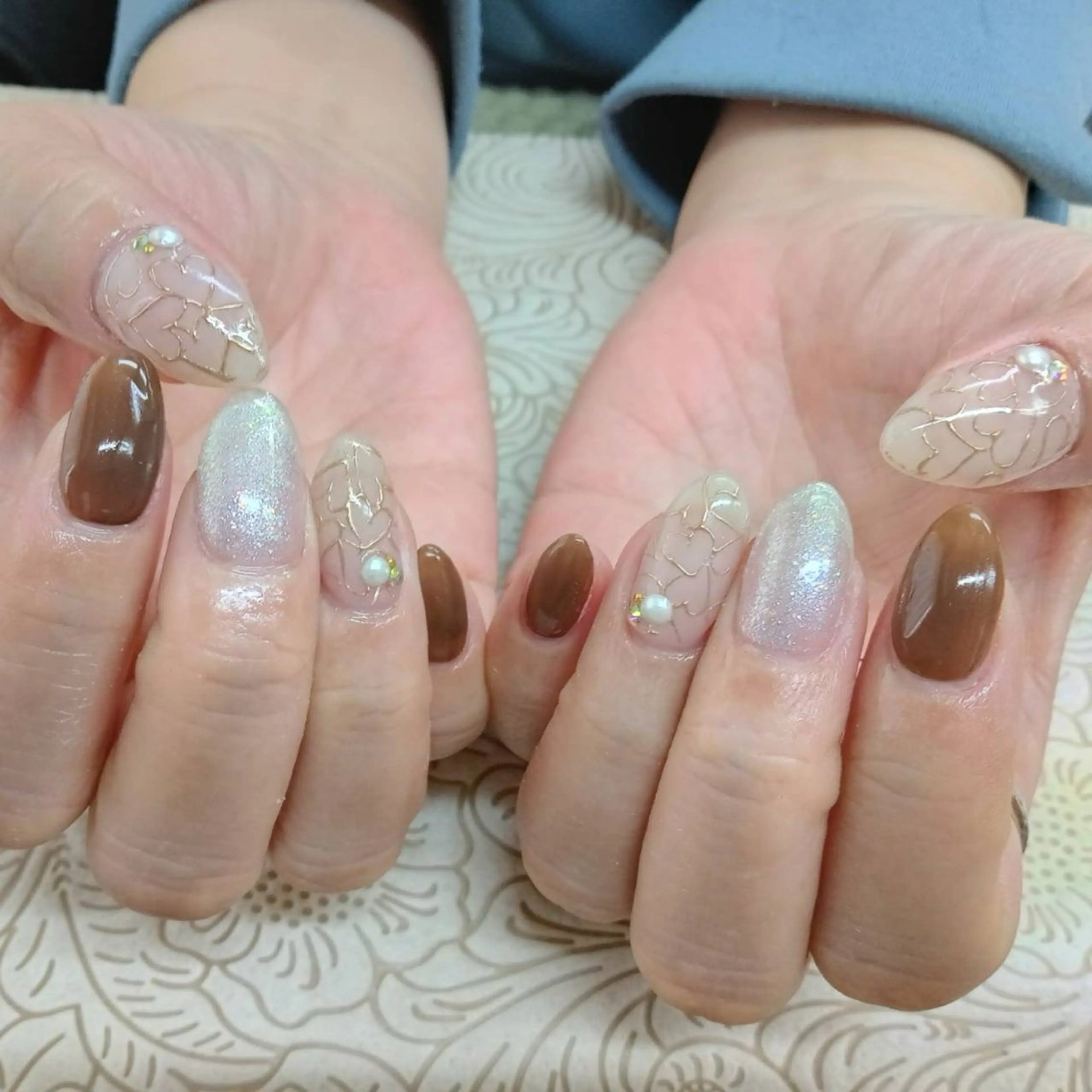 ネイル フラワーネイル precious nail room所属・precious nail  roomのネイルデザイン
