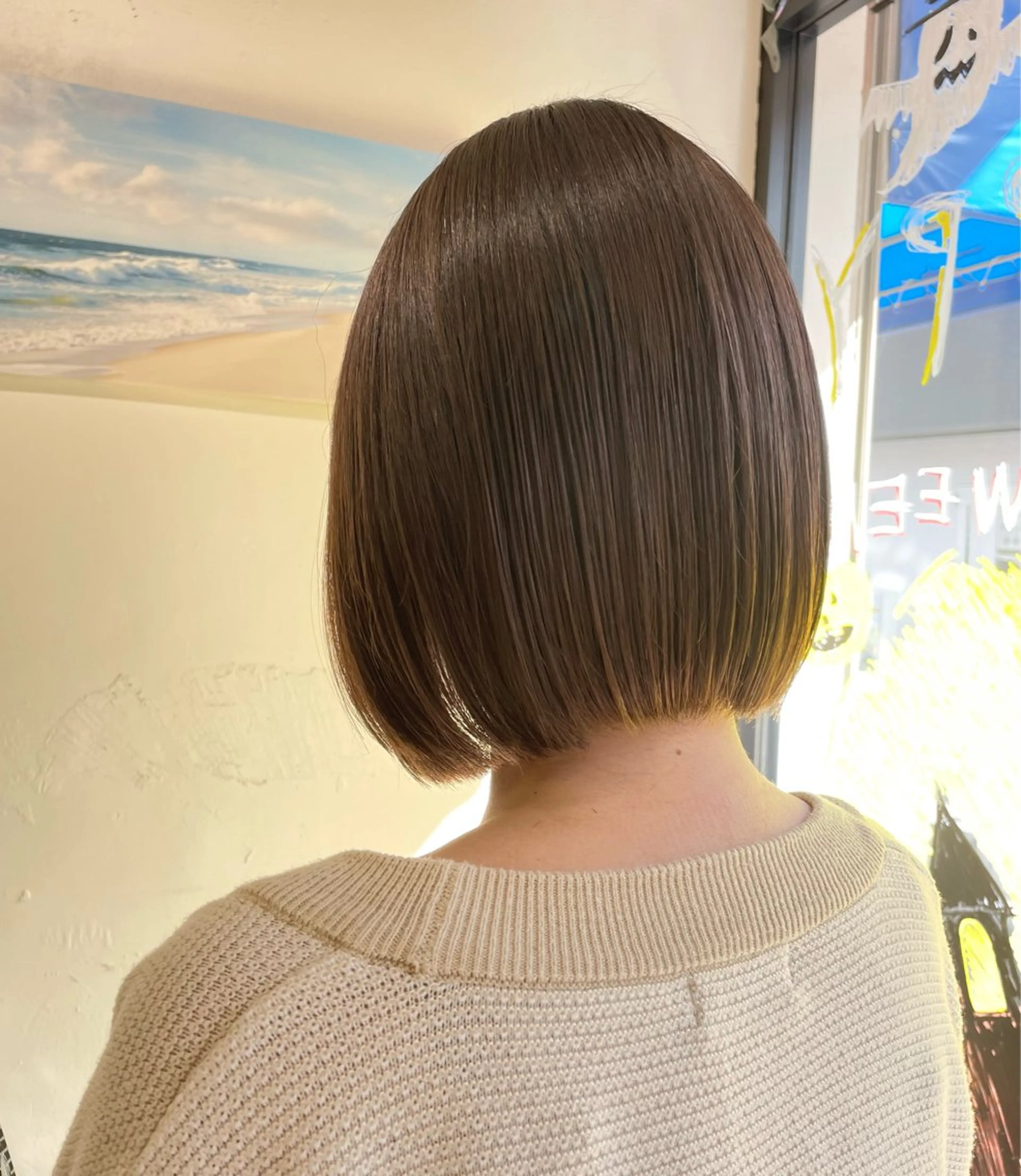 ミディアム 飯島朋香 オリーブベージュ🌿のヘアスタイル