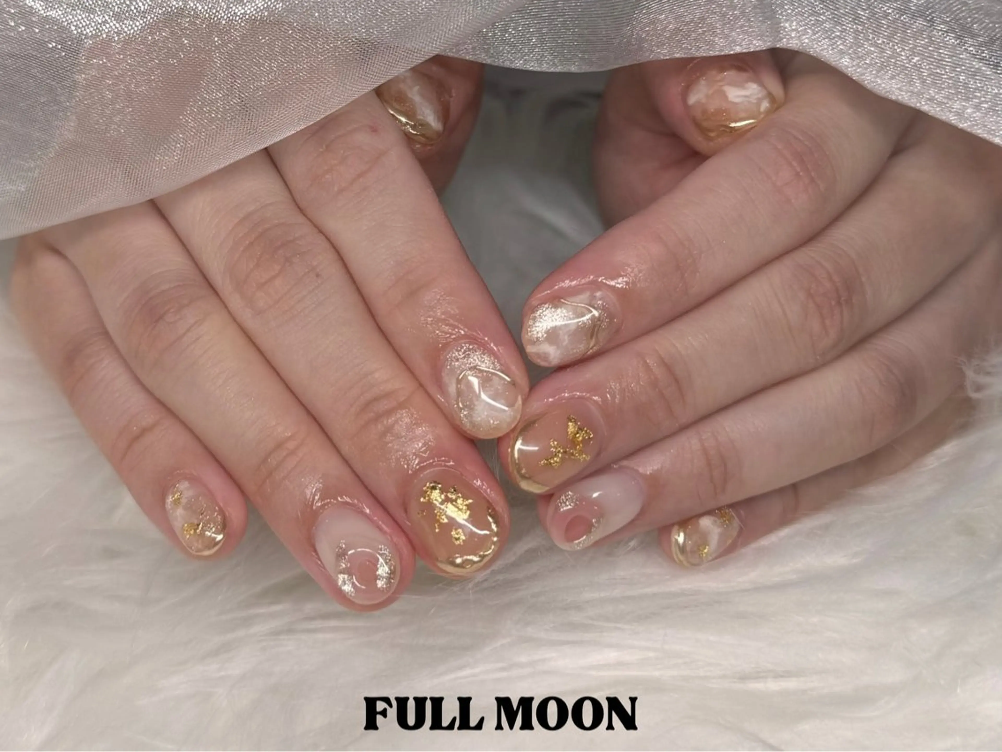 ネイル ハンドネイル FULL MOONのネイルデザイン