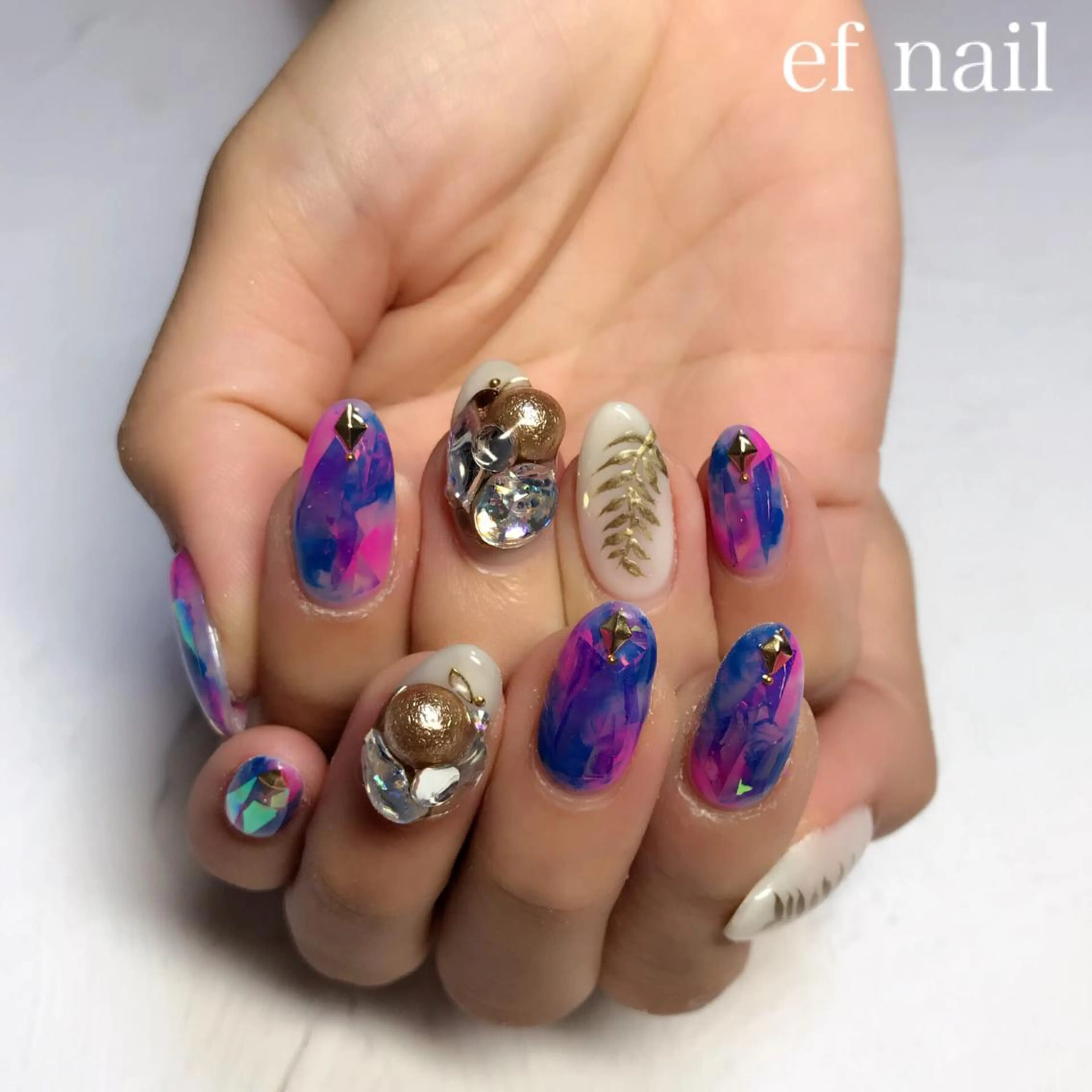 ネイル ハンドネイル ef nailのネイルデザイン