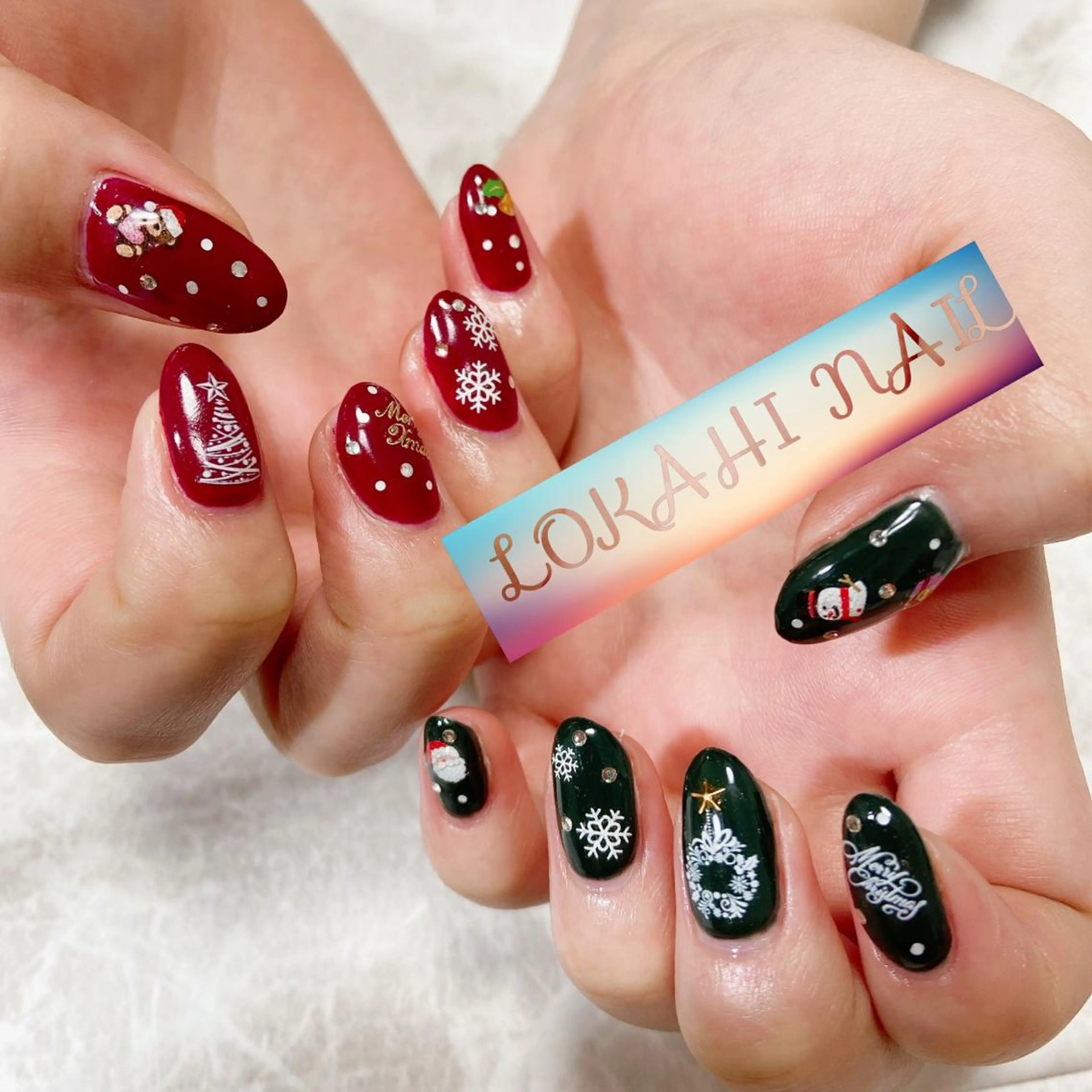 ネイル 冬ネイル クリスマス Lokahi NAILのネイルデザイン