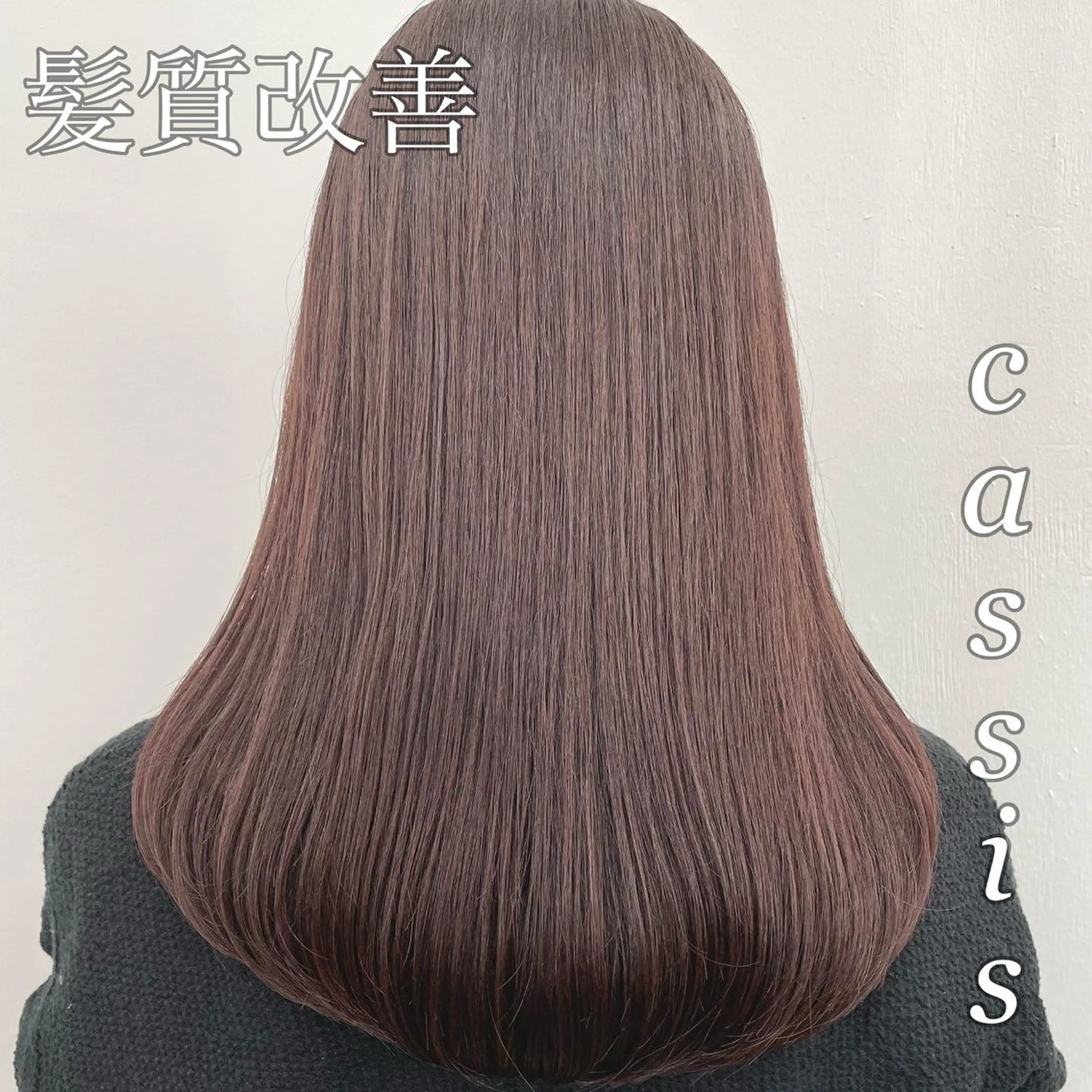 ロング ケアカラー 髪質改善 ヘアカラー トリートメント SALOWIN所属・吉祥寺/髪質改善 縮毛矯正特化/川口のヘアスタイル