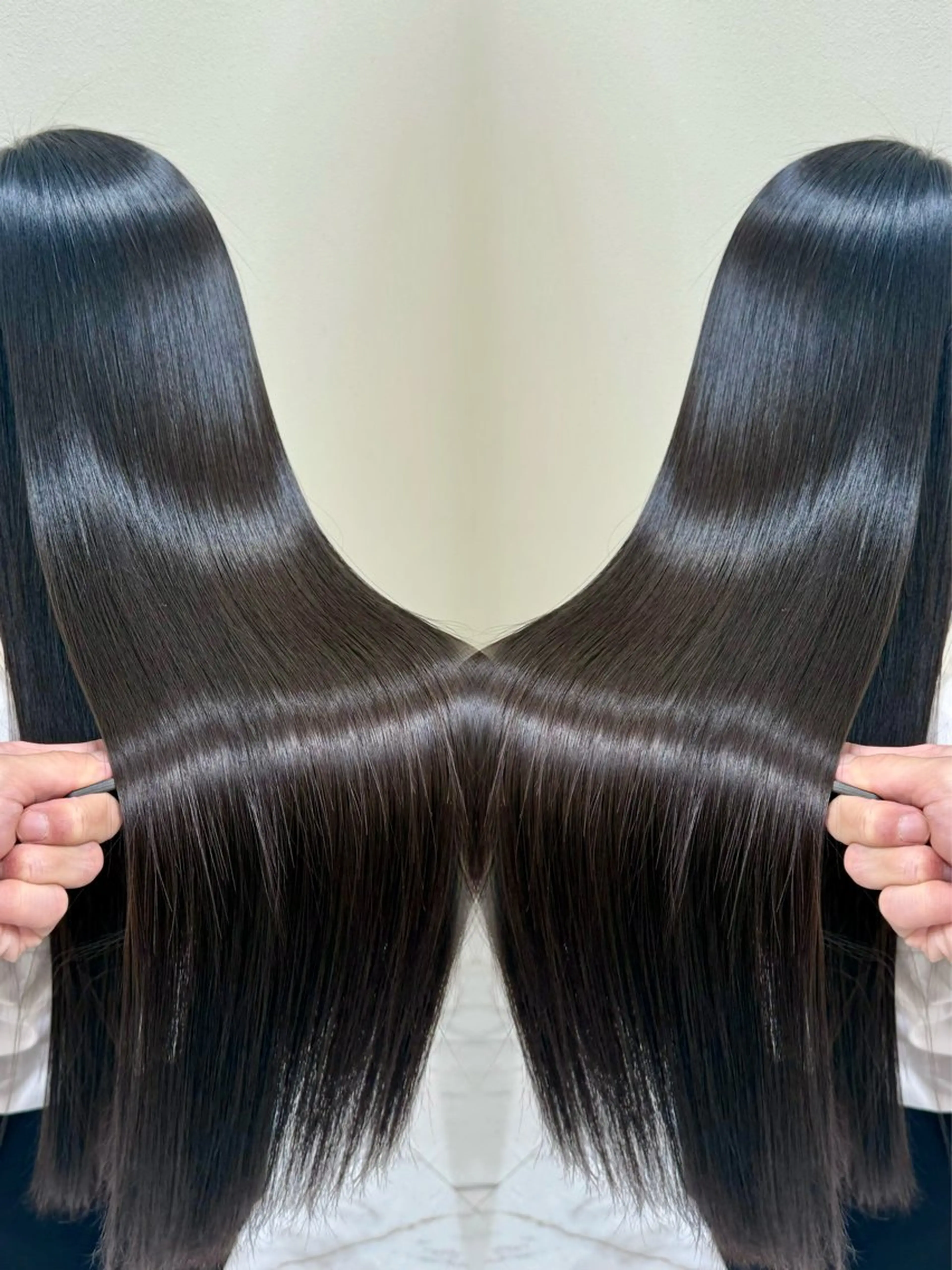 ロング カット 縮毛矯正 トリートメント 髪質改善縮毛矯正🫧 村上蒼生のヘアスタイル