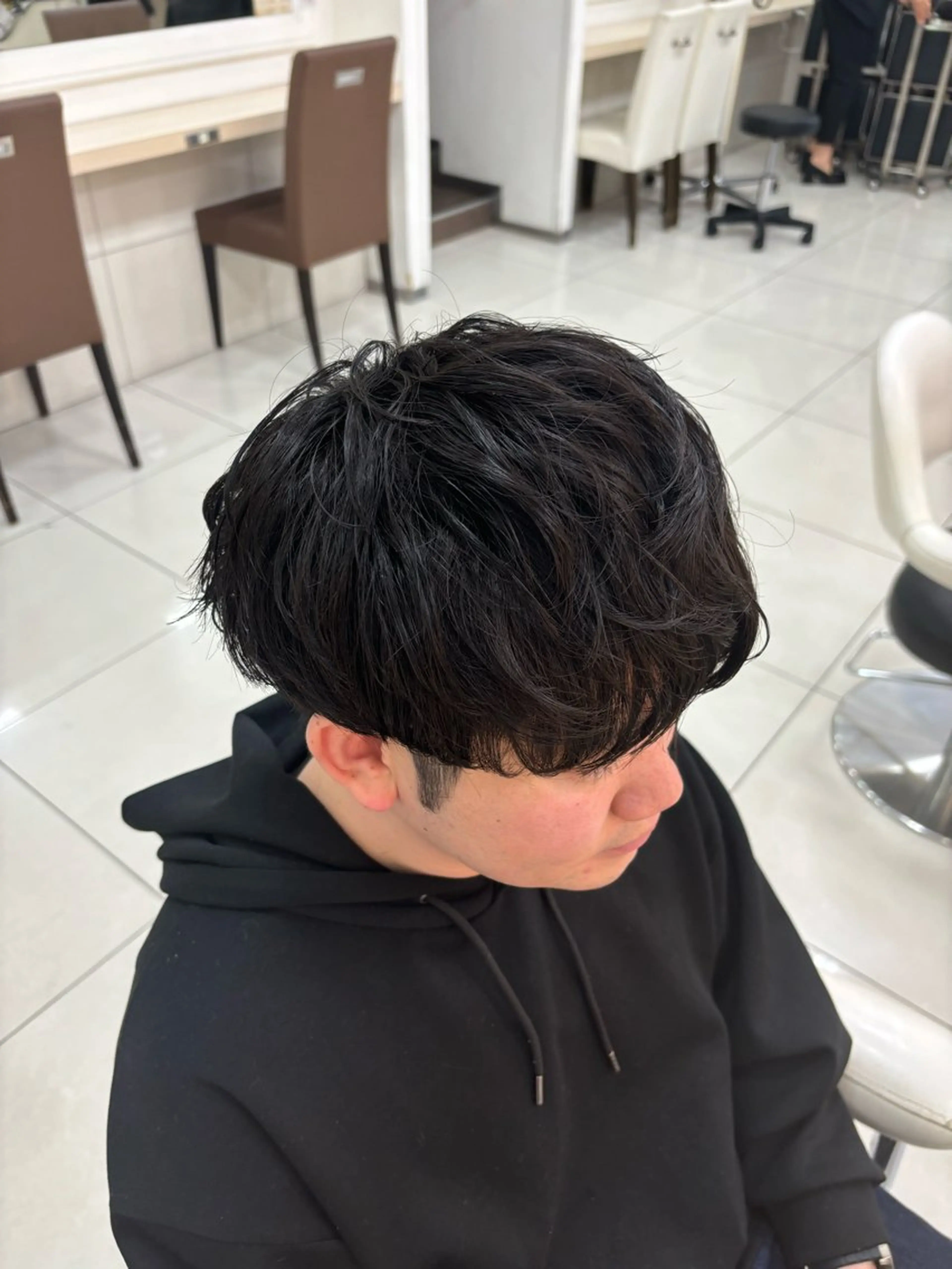 パーマ メンズ カット パーマ 🫧Ash 小岩店 ハセベ🫧のヘアスタイル
