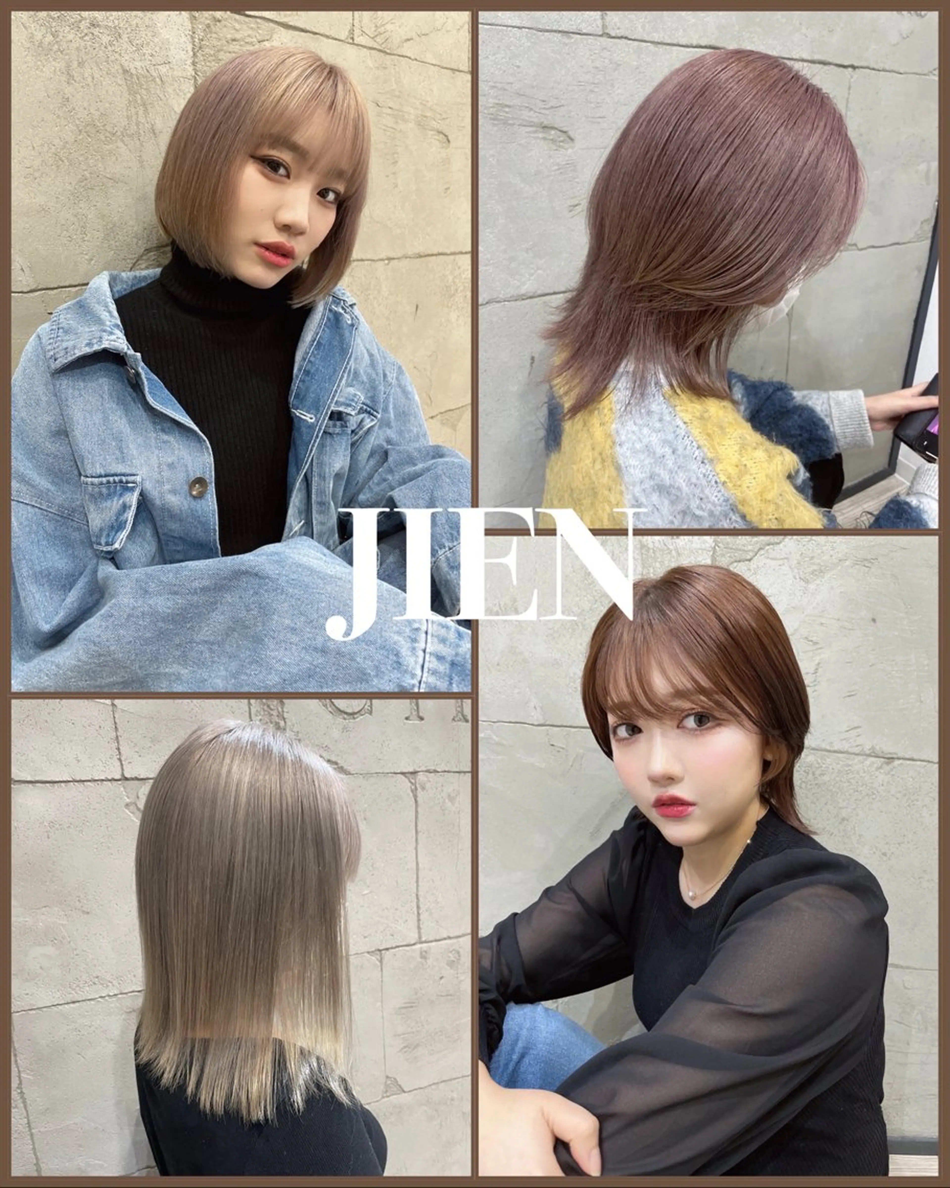 ミディアム JIEN MIUのヘアスタイル