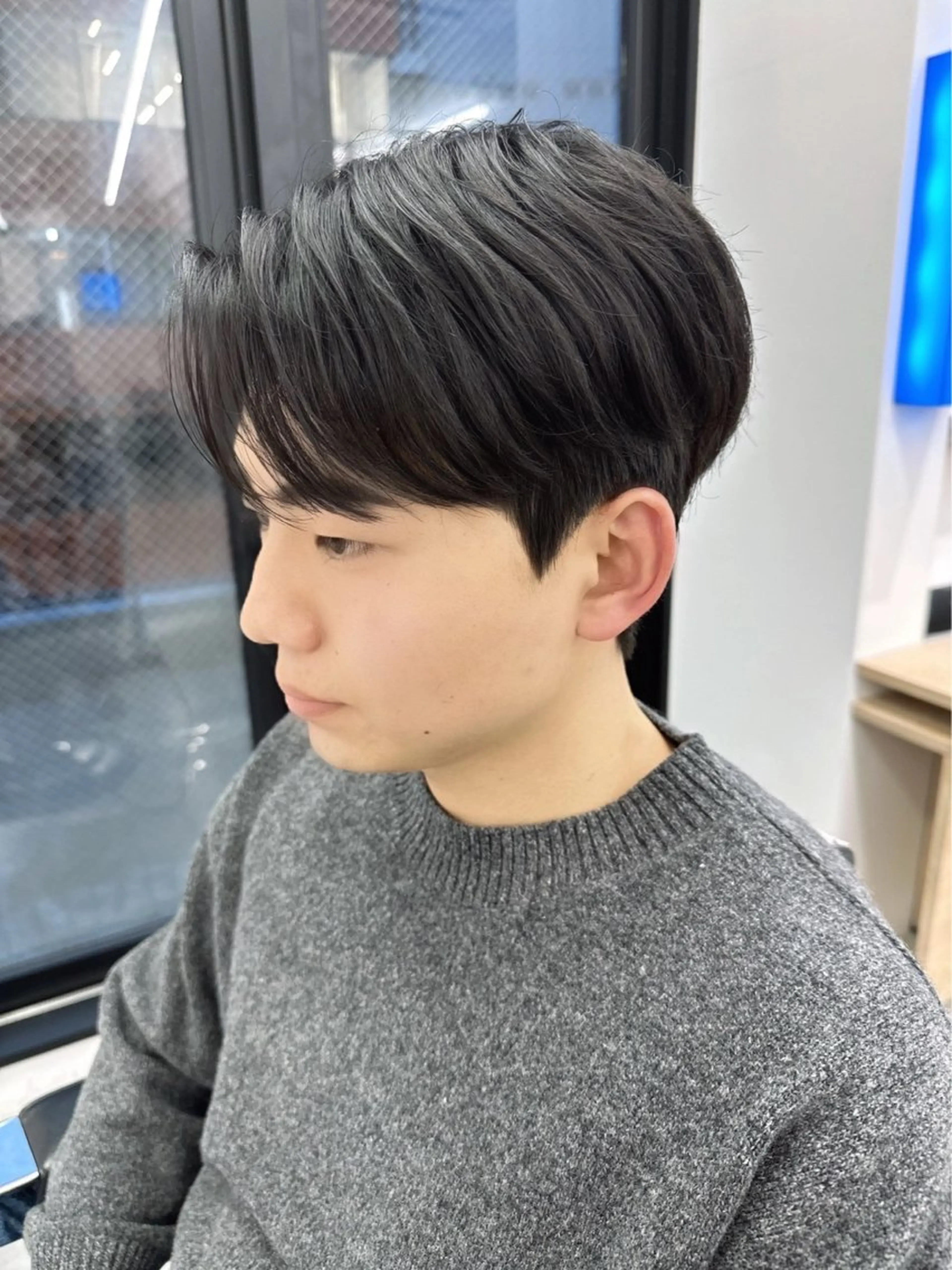 パーマ メンズ メンズブリーチ 縮毛矯正 Lond LOGAN所属・古田和也/メンズ特化 /ニュアンスパーマのヘアスタイル