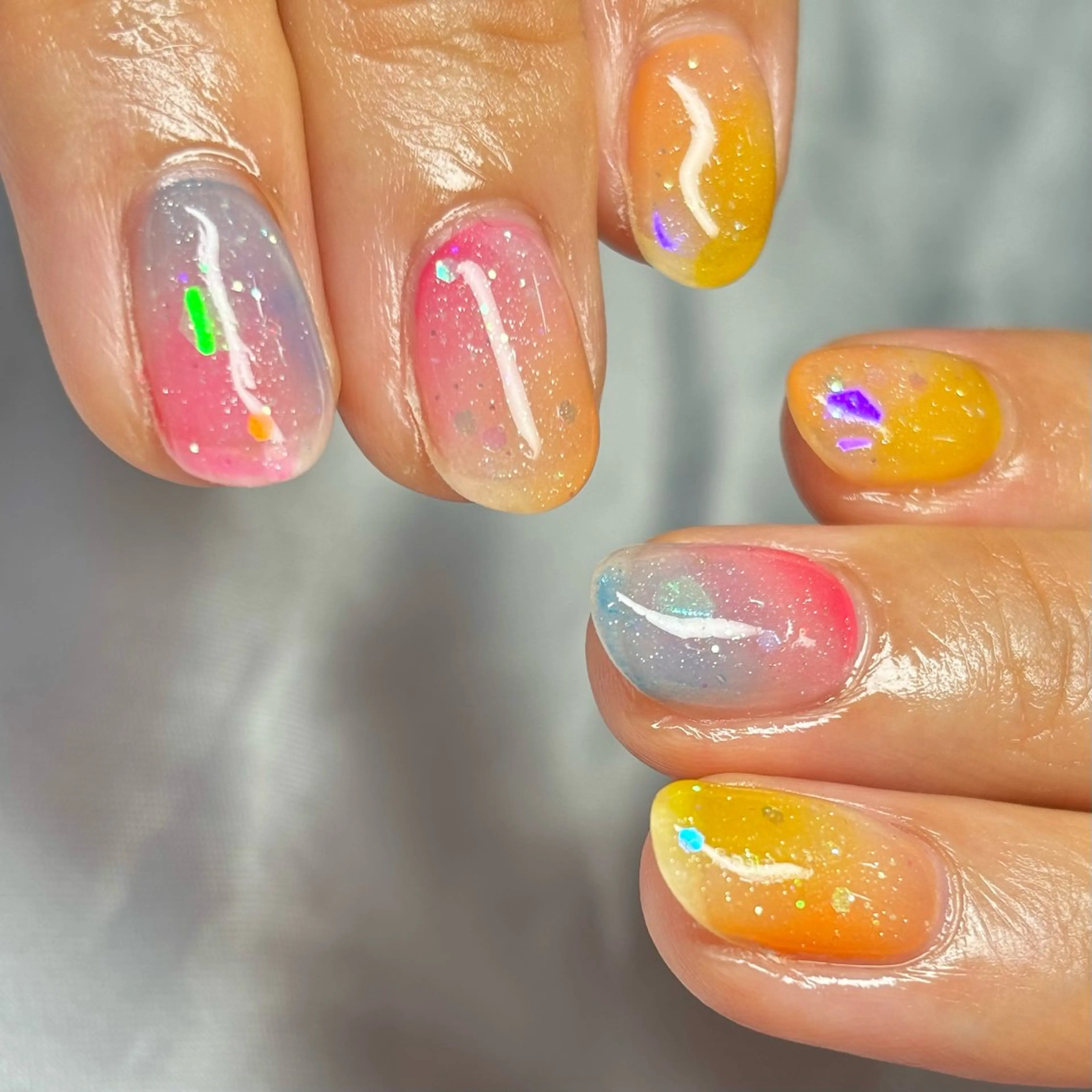 メンズ ネイル ハンドネイル ハンドケア nail&eye Aoのマツエク・マツパデザイン