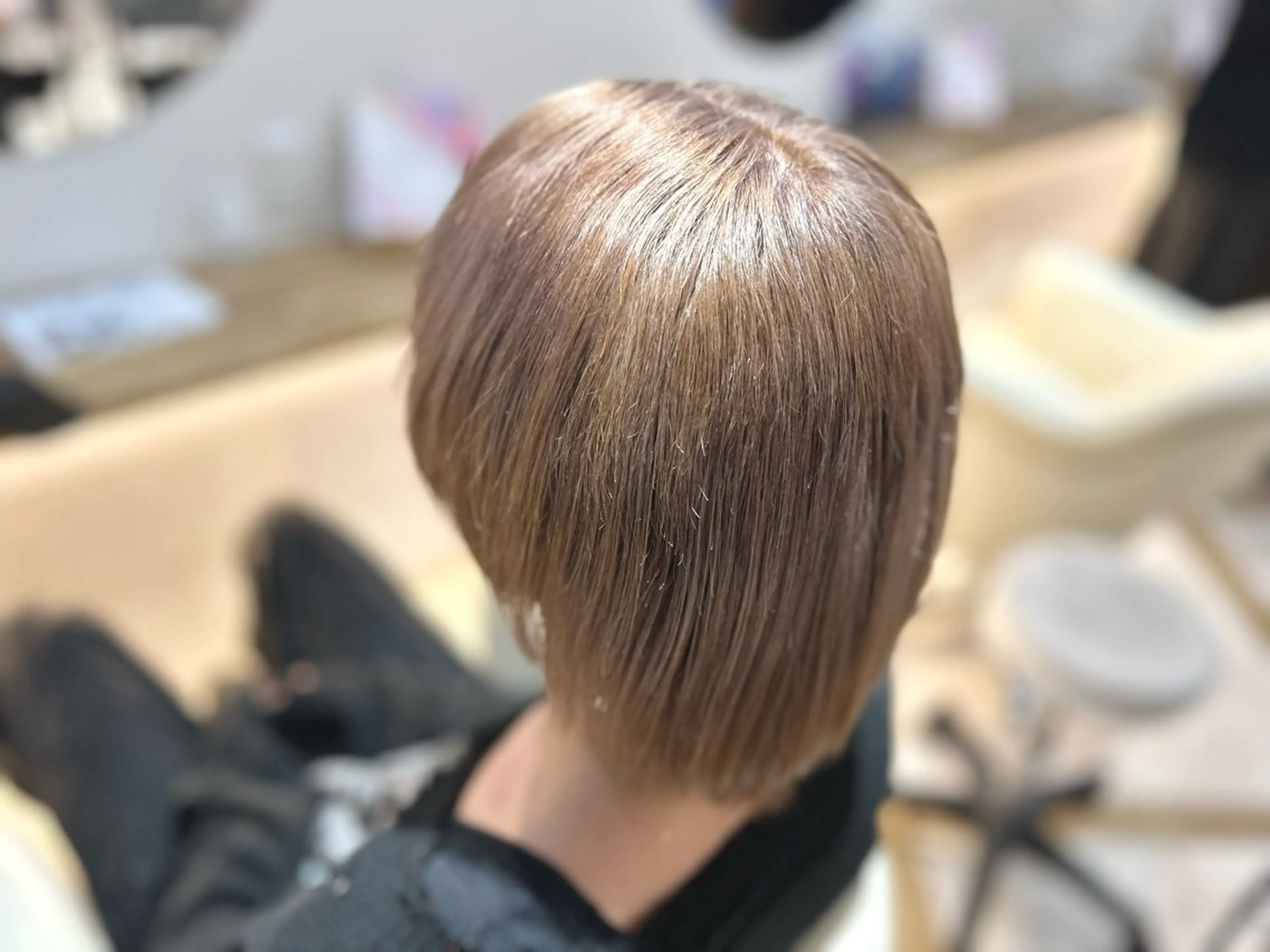 ミディアム カット ヘアカラー トリートメント 🫧Agu gina /Yusei🦋のヘアスタイル