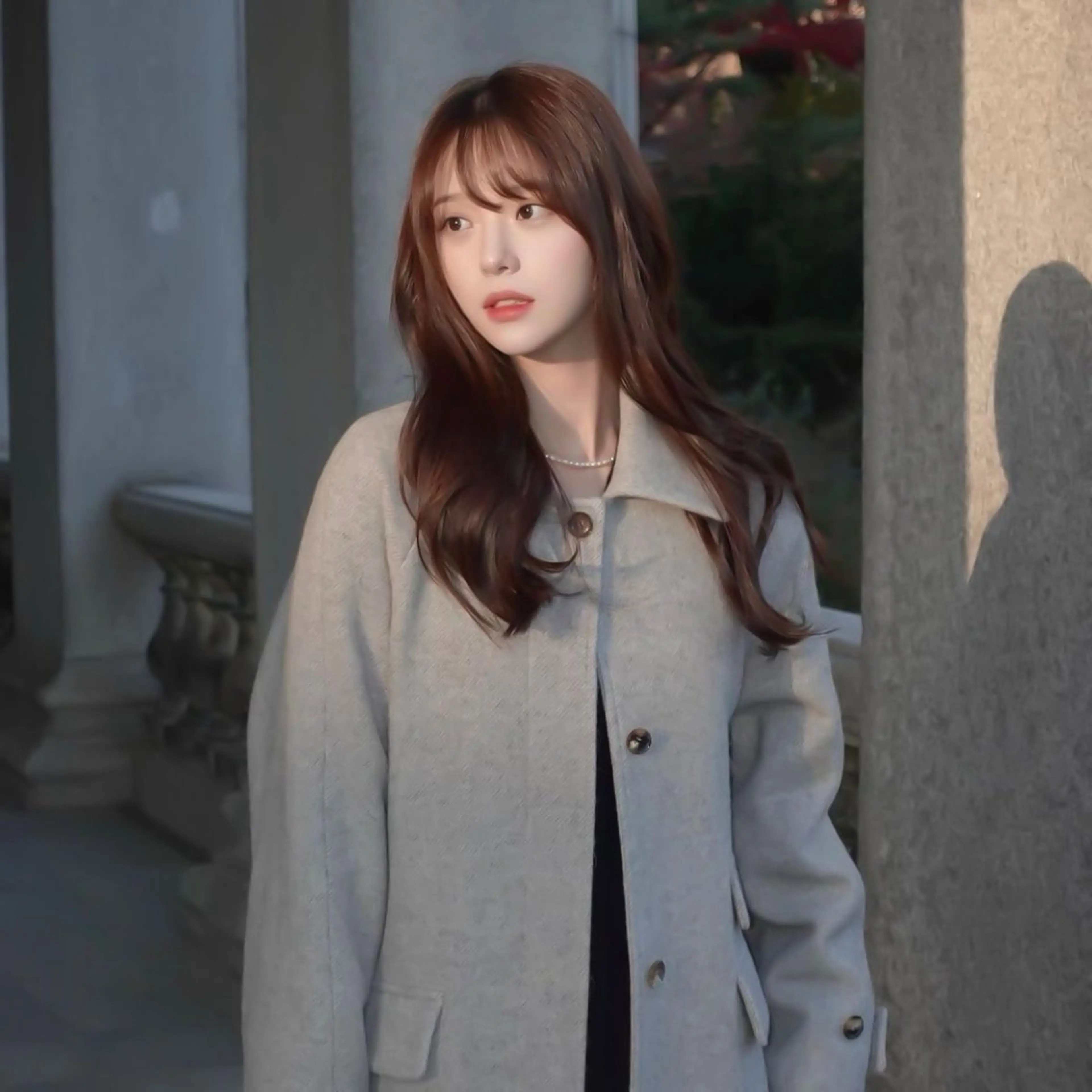 ロング カラー カット ヘアカラー トリートメント 莉乃/縮毛矯正/髪質 改善/艶カラーのヘアスタイル