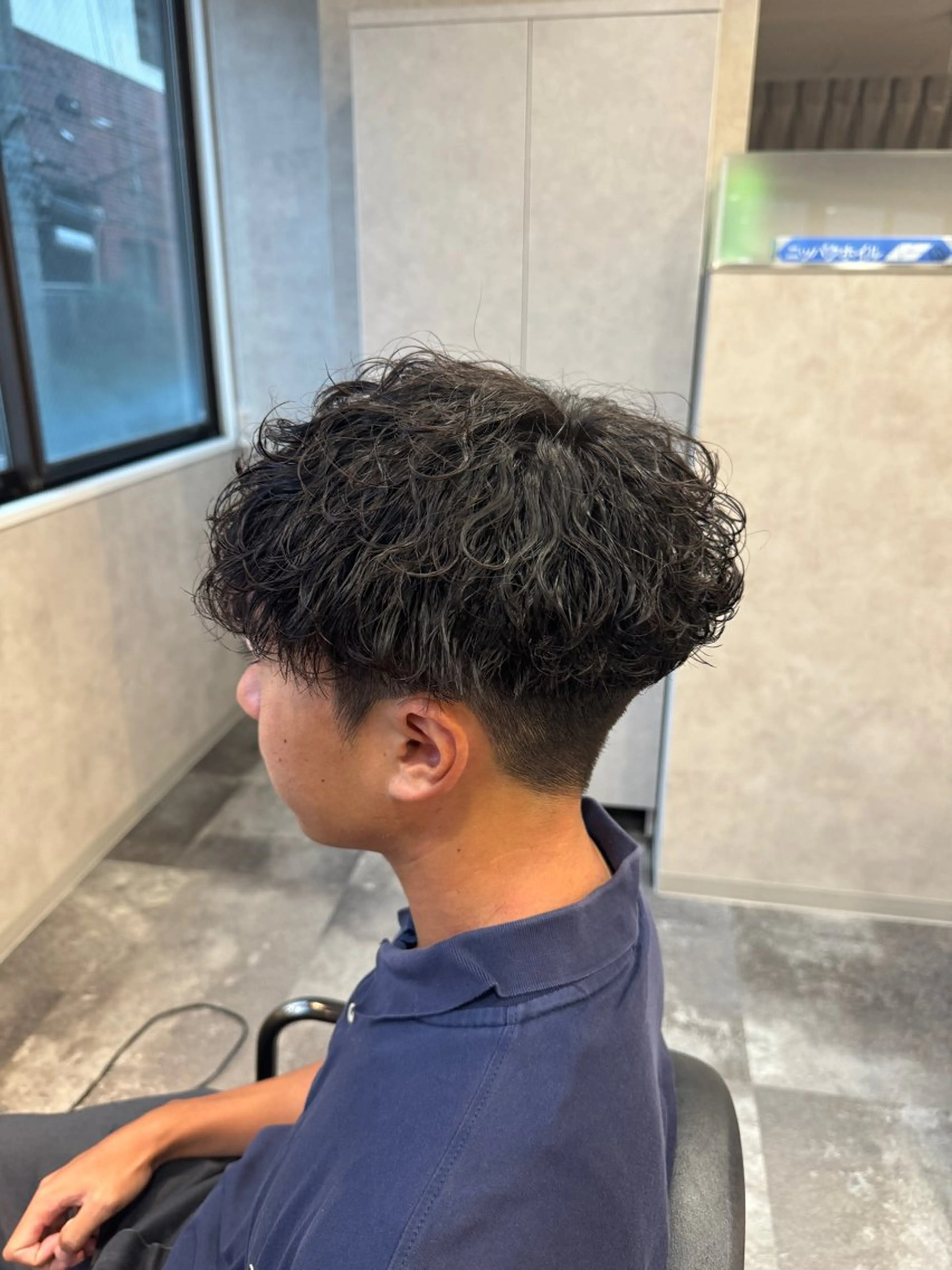 ミディアム パーマ ヘアアレンジ メンズ カット パーマ メンズ特化/カラー/ パーマ/ケイシンのヘアスタイル