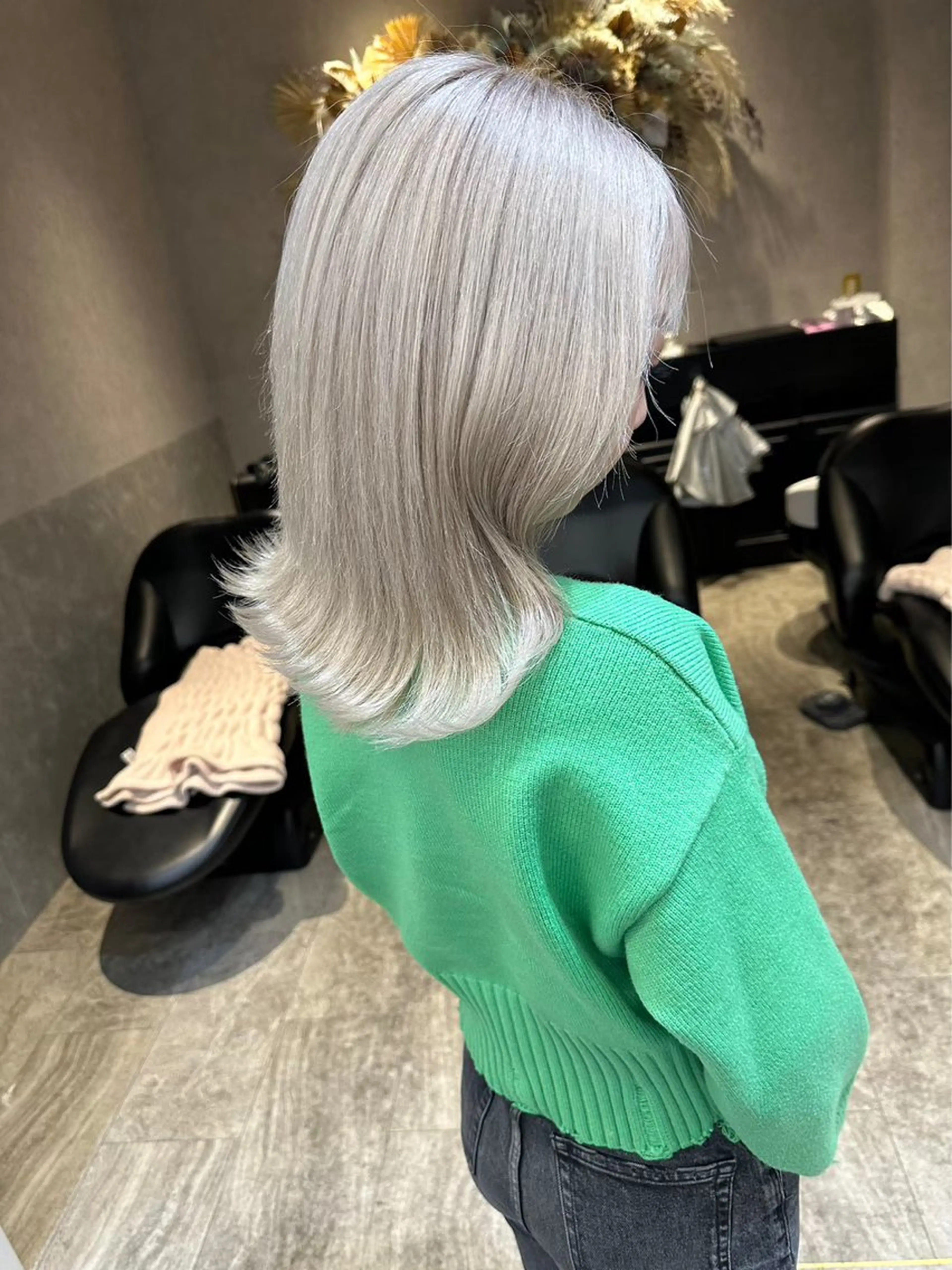 ロング カラー ヘアカラー トリートメント Lond Le'aのヘアスタイル