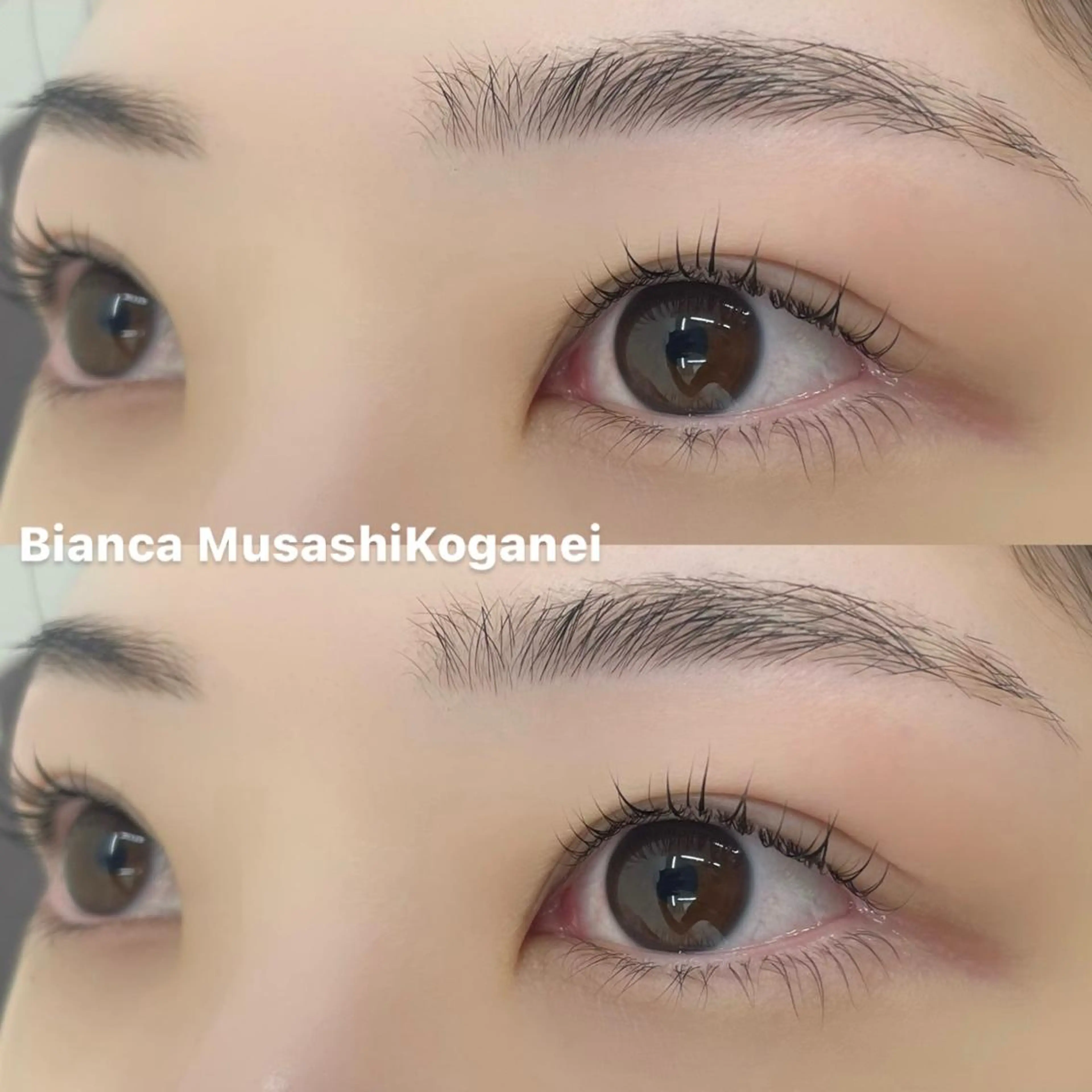 マツエク・マツパ アイブロウ 眉毛ワックス脱毛 マツパ Bianca はしもと🤍のマツエク・マツパデザイン