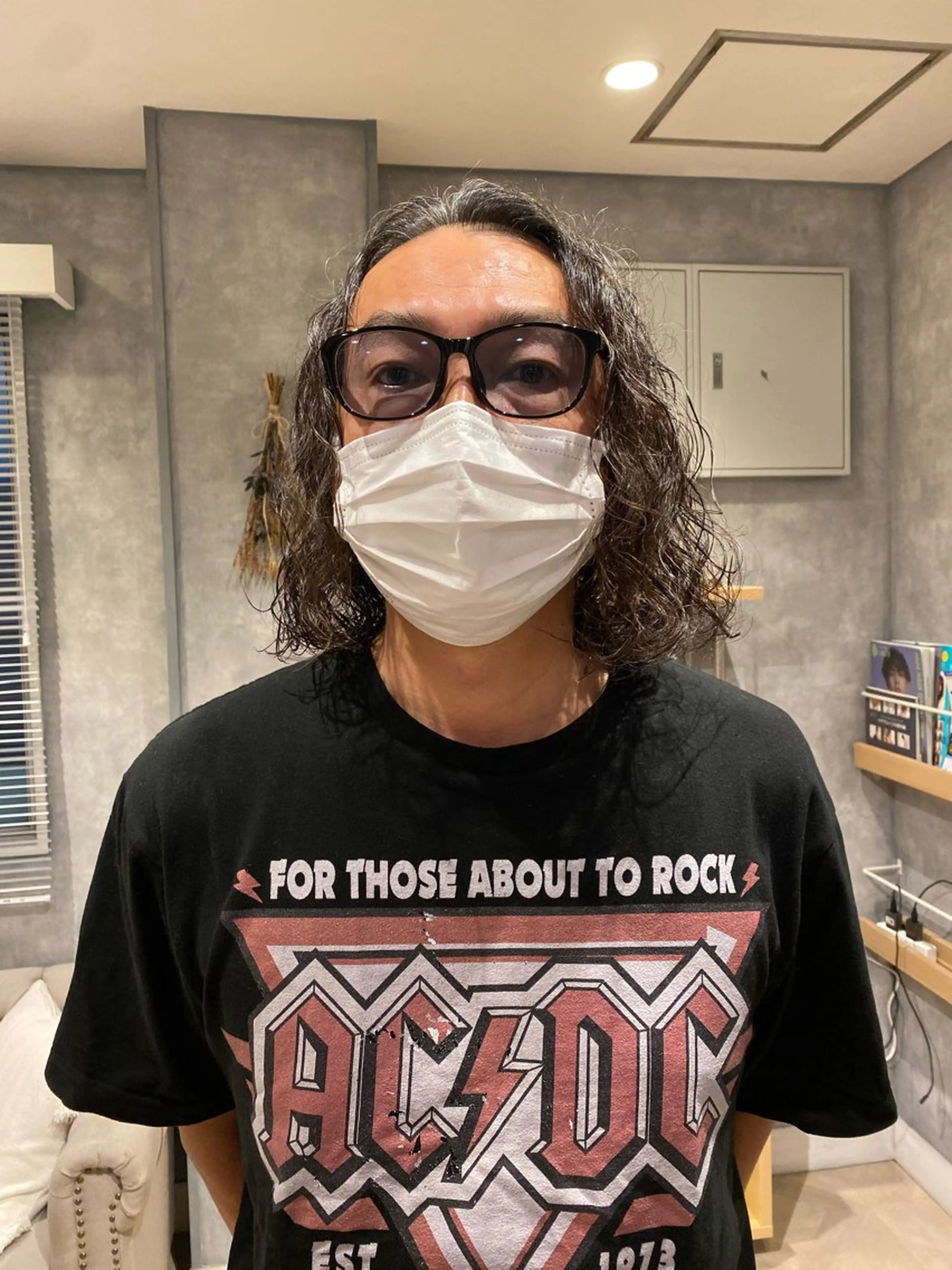ミディアム パーマ メンズ La Bonheur hair  grace 門前仲町店【ラボヌール ヘア グレース】所属・【L.B.G】 杉本　篤史のヘアスタイル