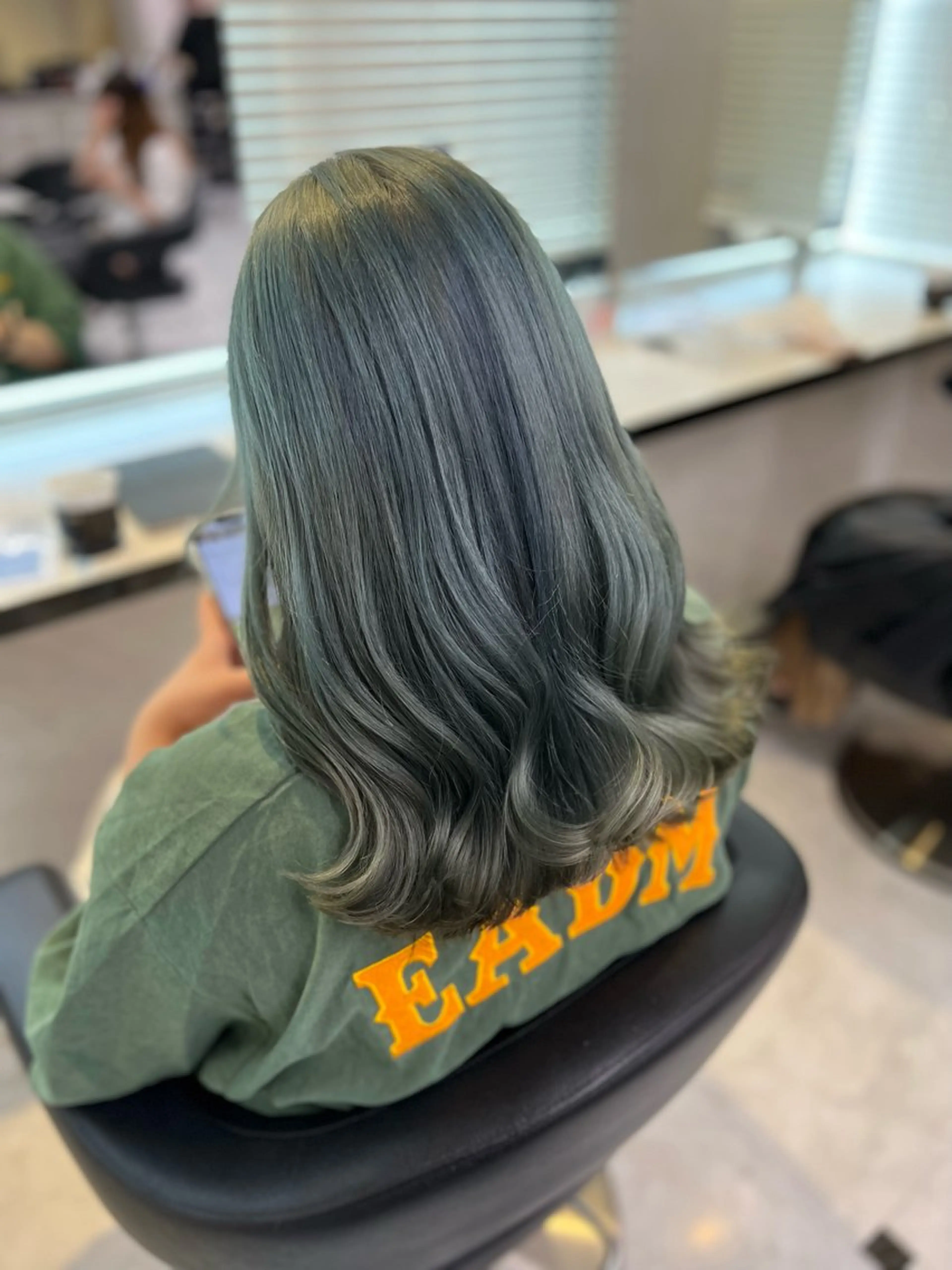 ミディアム カラー ヘアアレンジ ヘアカラー トリートメント ヘッドスパ ヘアセット 💕上野美容師☁ ブリーチ💖サワのヘアスタイル