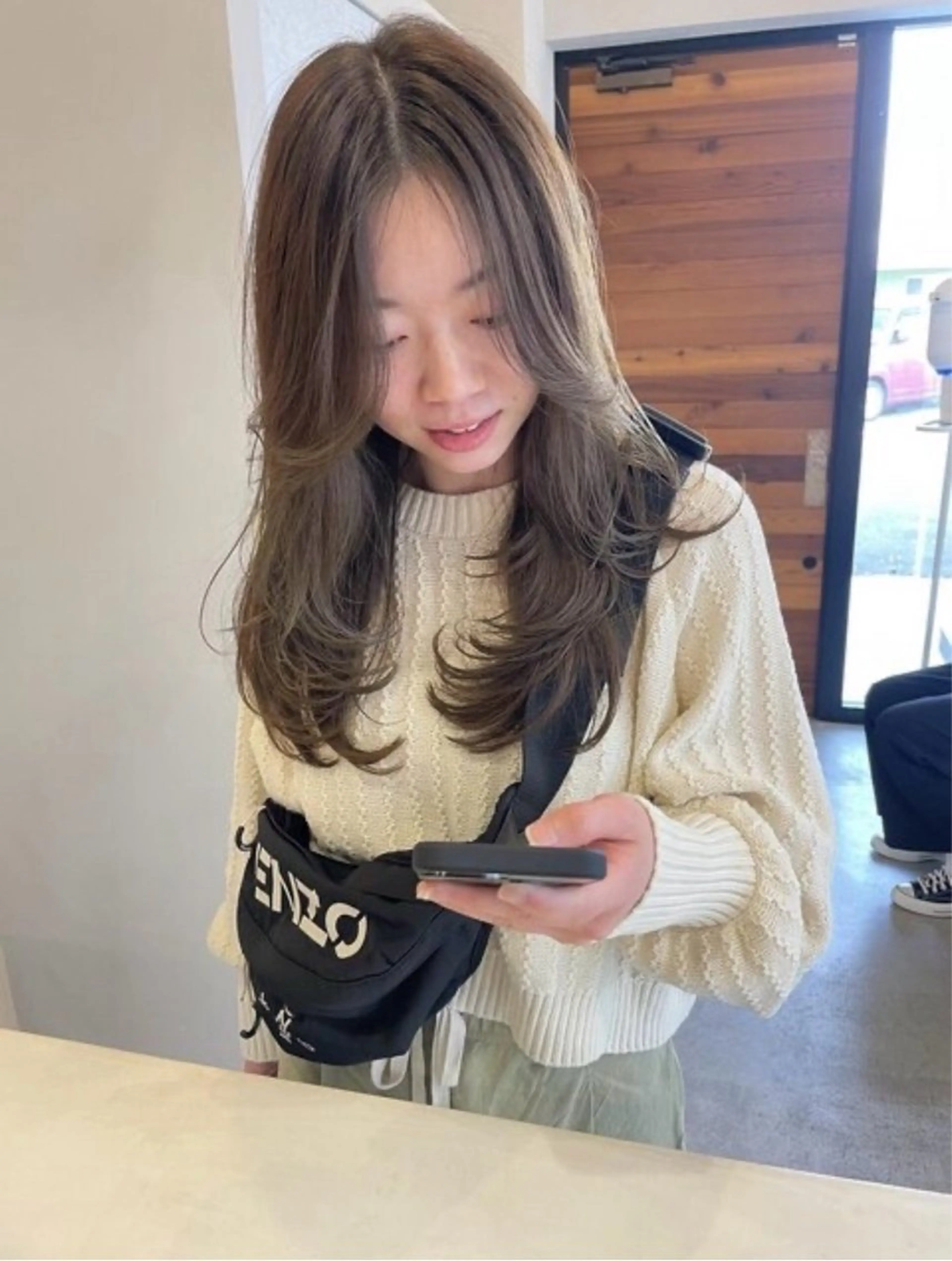 ロング カラー runa|color × straightのヘアスタイル