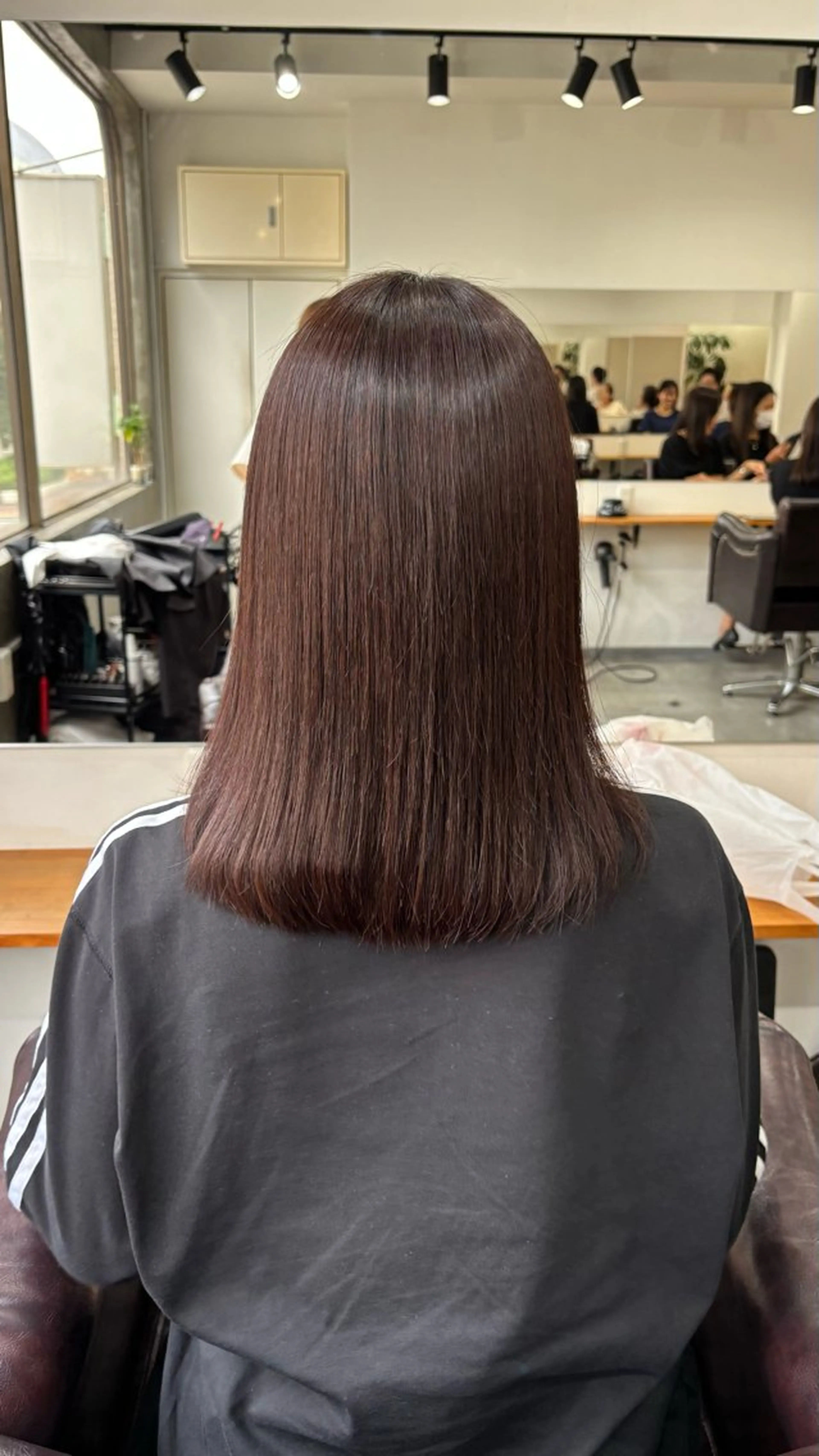 ミディアム 縮毛矯正 河原 彩心【葛西/西葛西】のヘアスタイル